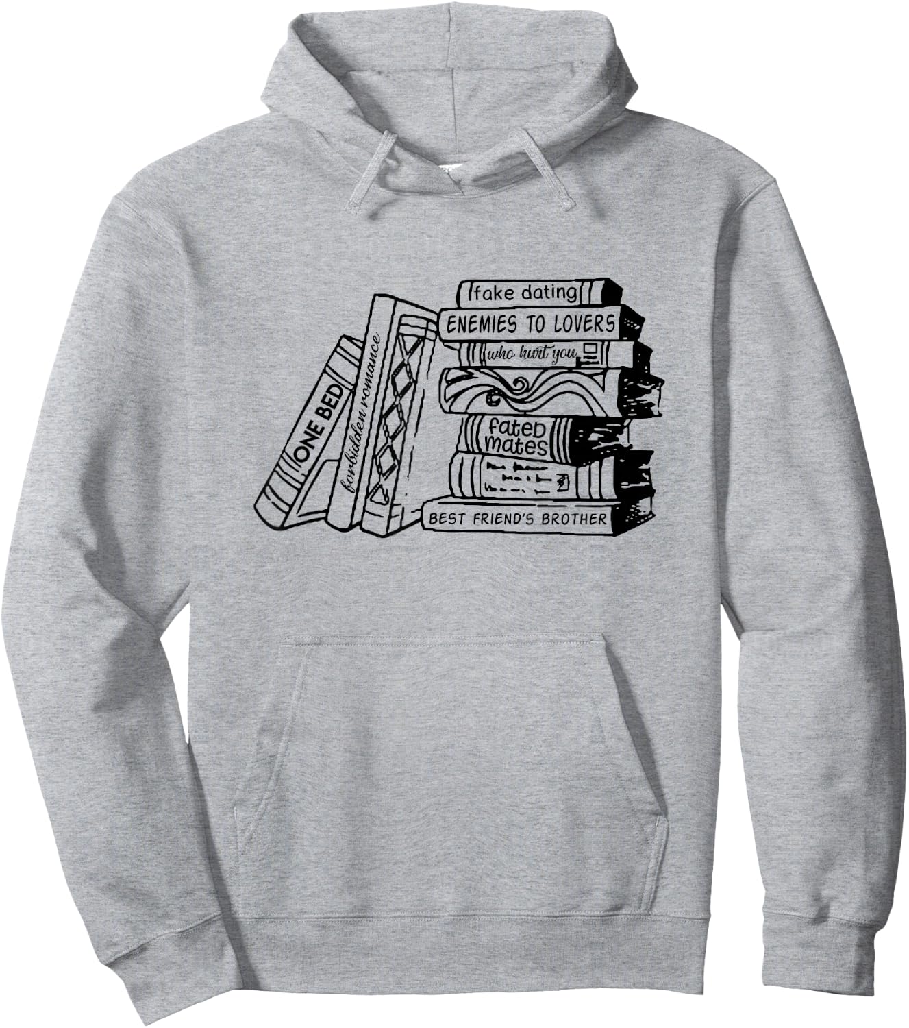Dark Romance Reader Book Lover Bookish Smut Book Reading Hoodie - Hoodie | Ash