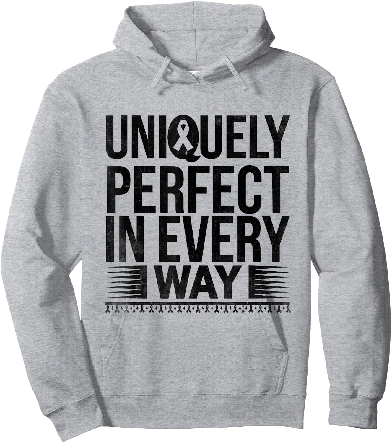 Uniquely Perfect In Every Way Down Syndrome Awareness Month Hoodie - Hoodie | Ash