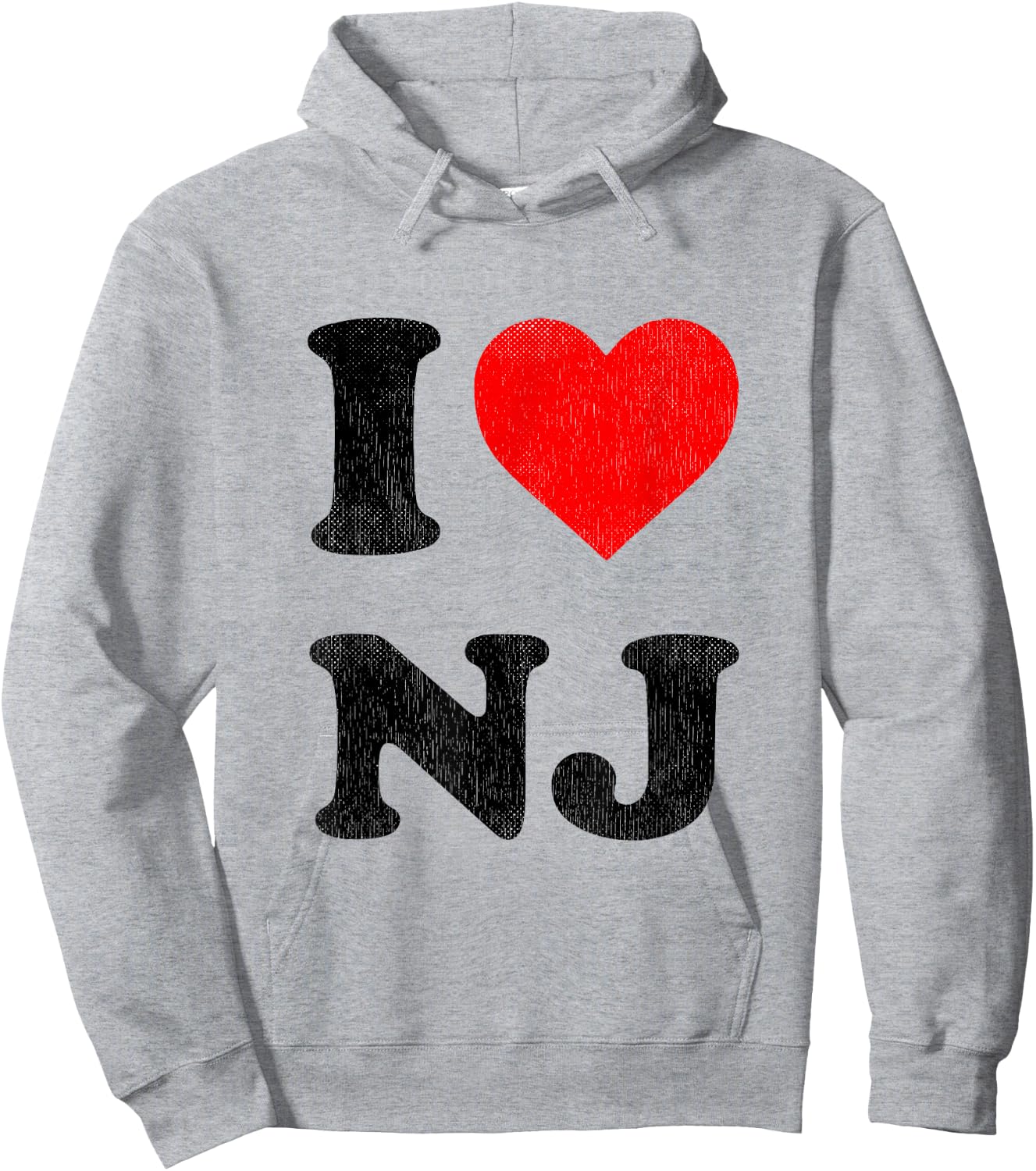 I Love NJ Funny Saying Lawyer Neue Justiz [German Language] Hoodie - Hoodie | Ash
