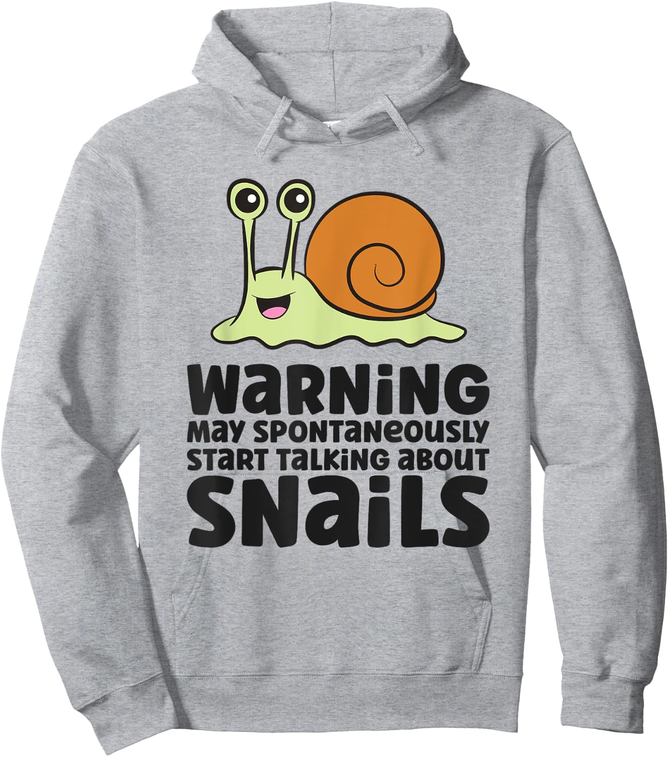 Snail Lover Warning May Spontaneously Talk About Snails Hoodie - Hoodie | Ash