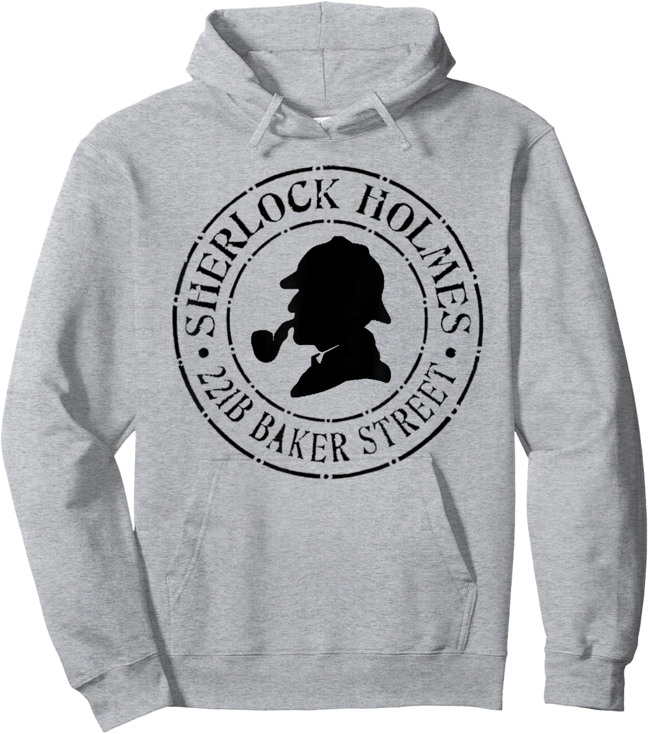 Sherlock Holmes Quotes 221B Baker St. British Detective Hoodie - Hoodie | Ash