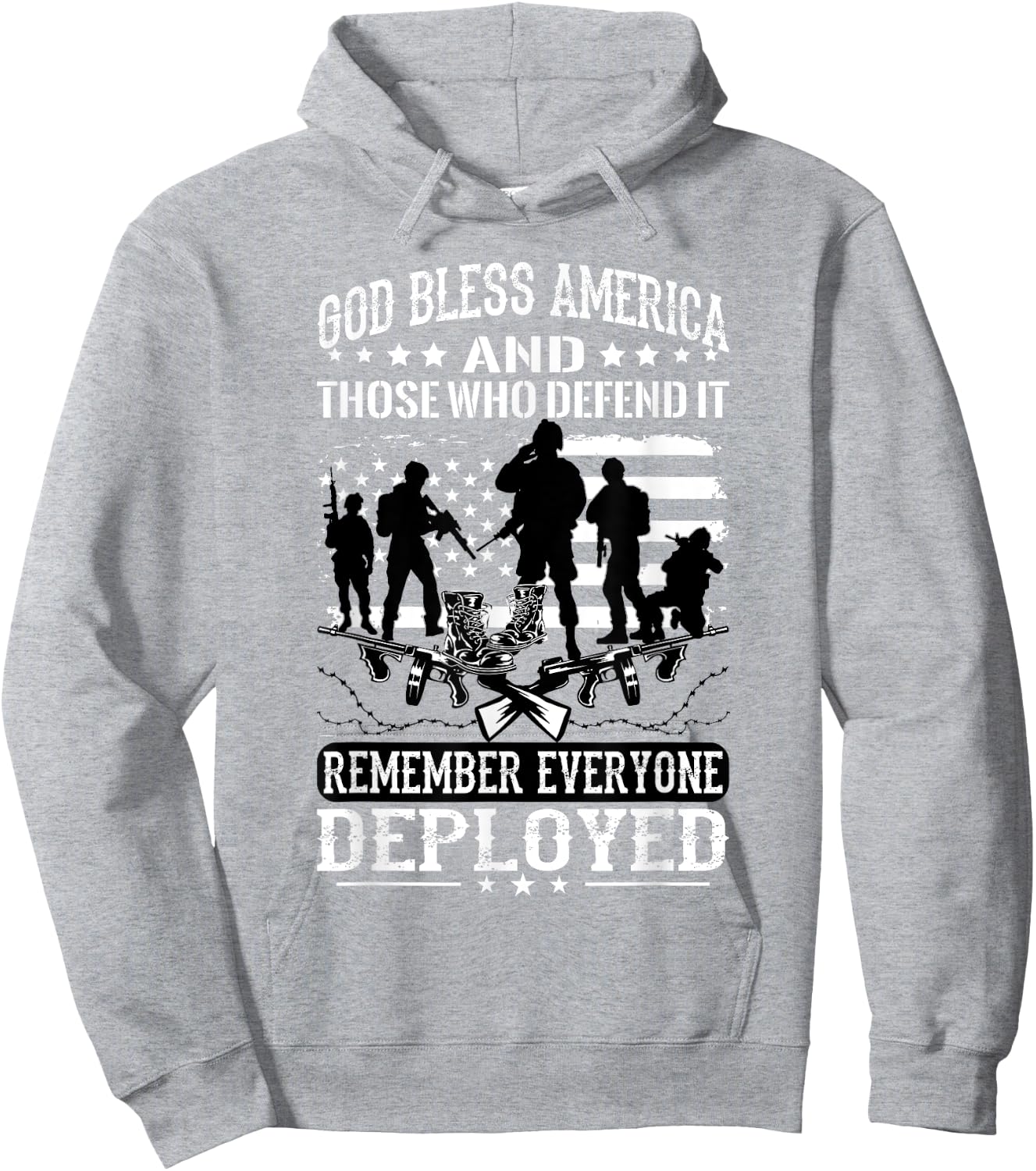 Military Wear Red On Fridays Until They All Come Home shirt Hoodie - Hoodie | Ash