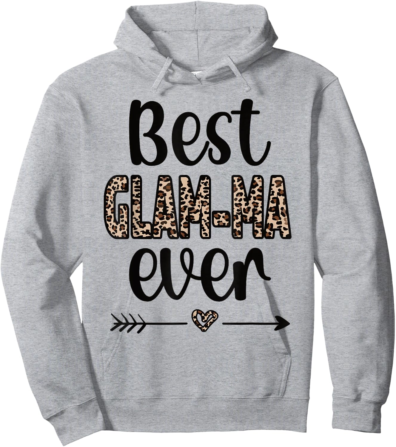 Best Glam-ma Grandmother Appreciation Glam-ma Grandma Hoodie - Hoodie | Ash