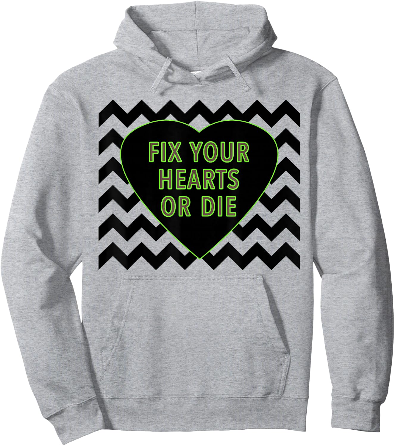 Fix Your Hearts or Die - - Black Lodge Hoodie - Hoodie | Ash