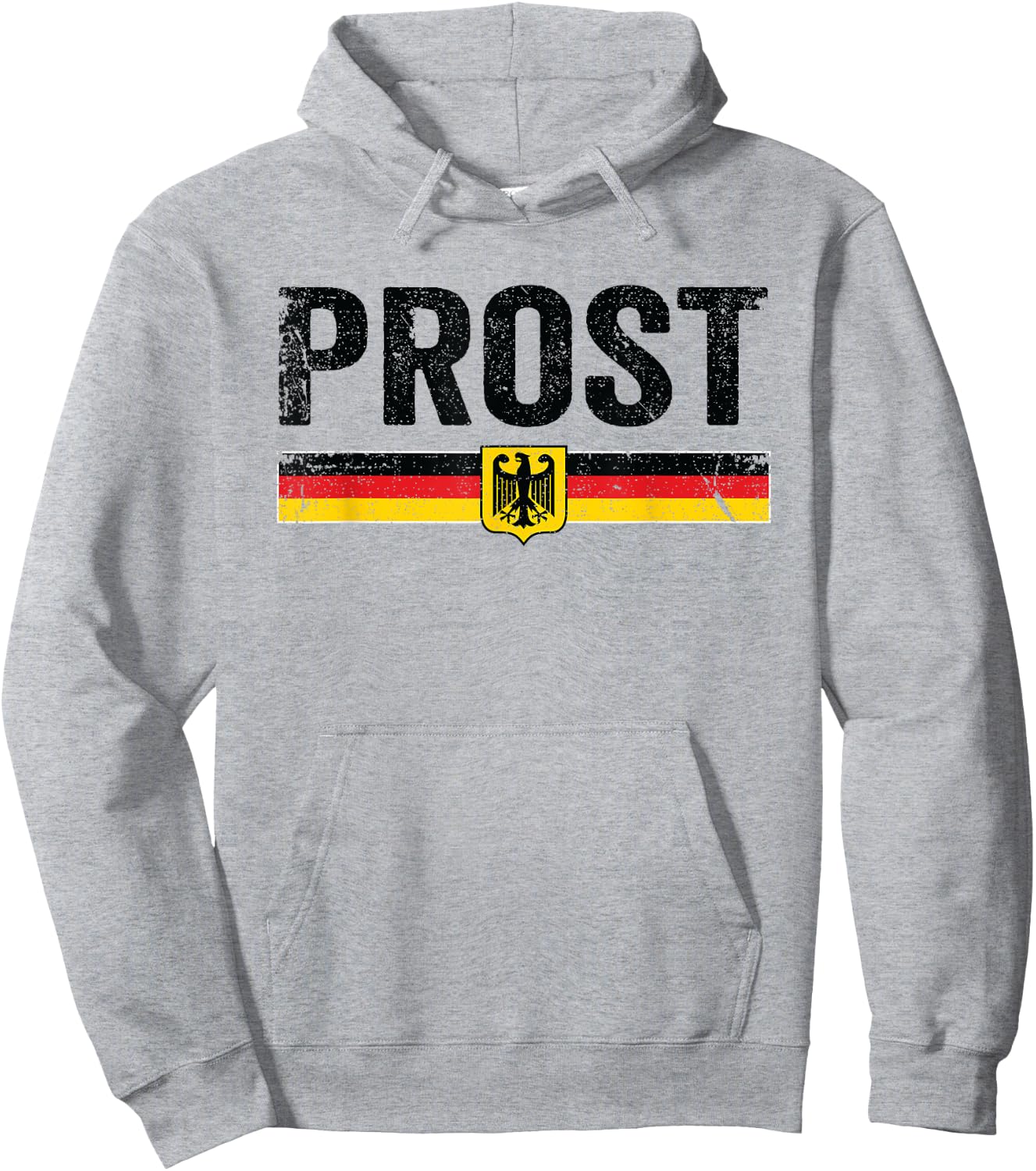 Oktoberfest Shirt Men Beer Festival Vintage Prost Hoodie - Hoodie | Ash