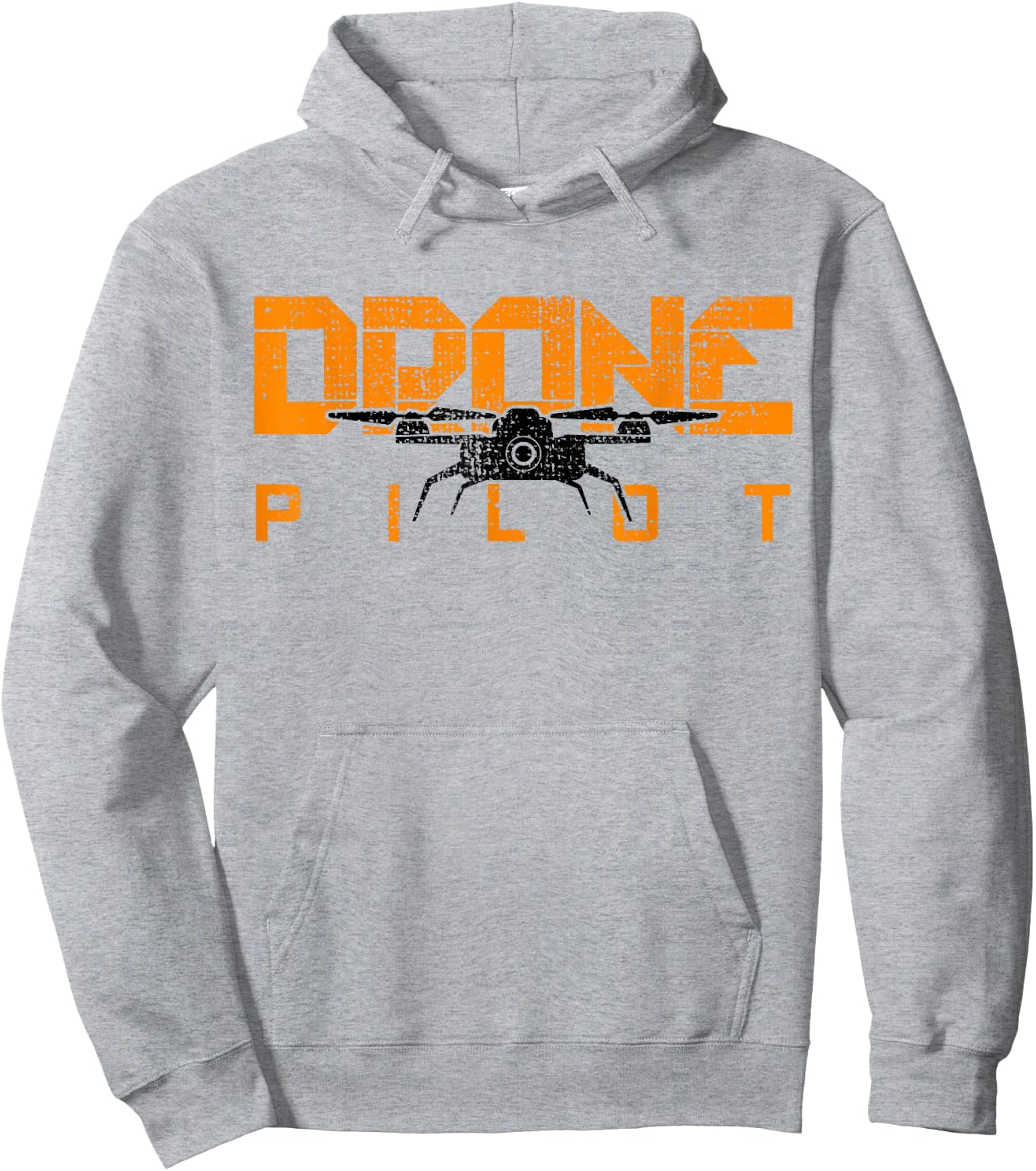 Drone Droning Quadcopter Pilot Hoodie - Hoodie | Ash