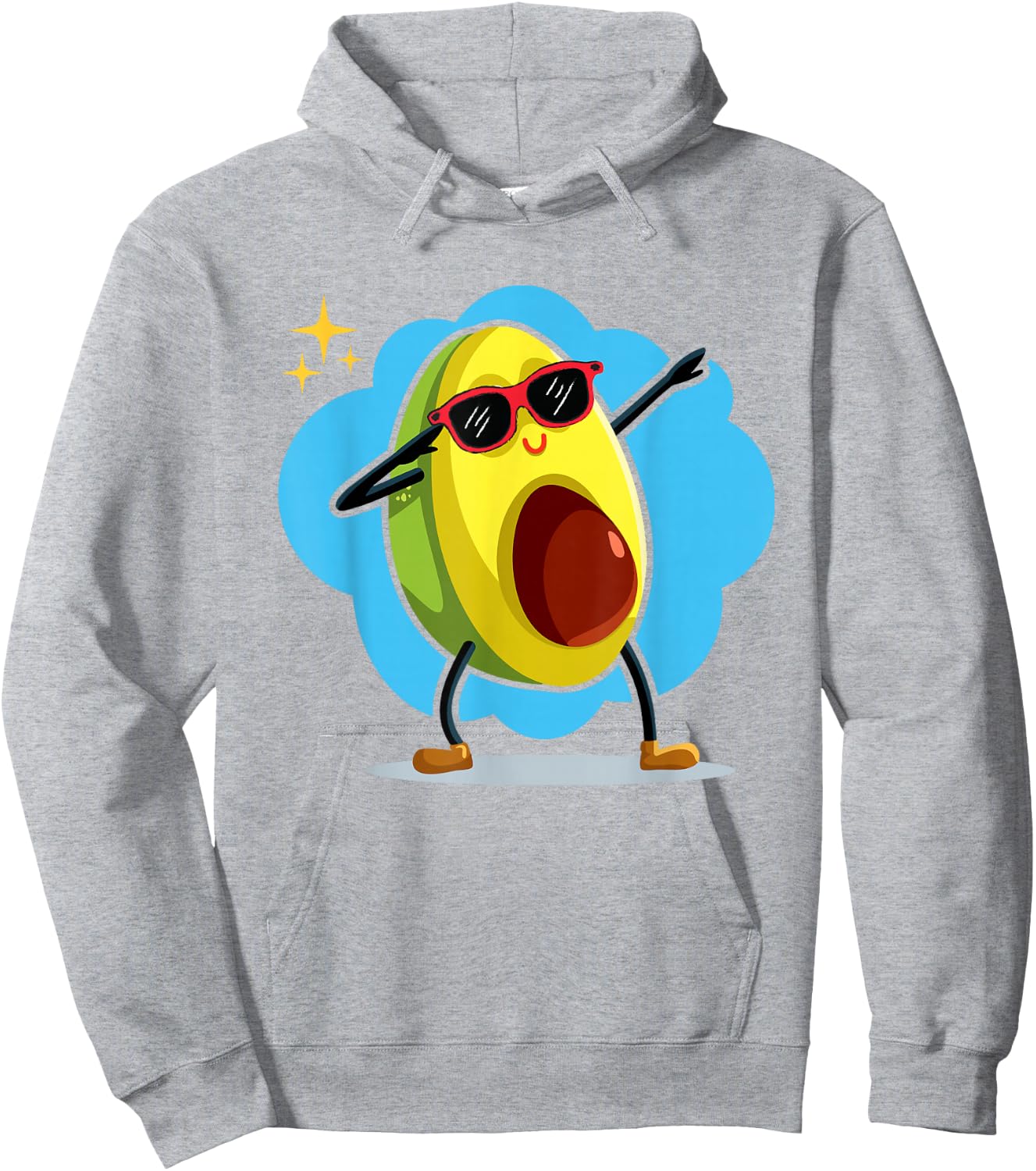 Cute Dabbing Avocado Shirt Funny Avocado Costume Kids Hoodie - Hoodie | Ash