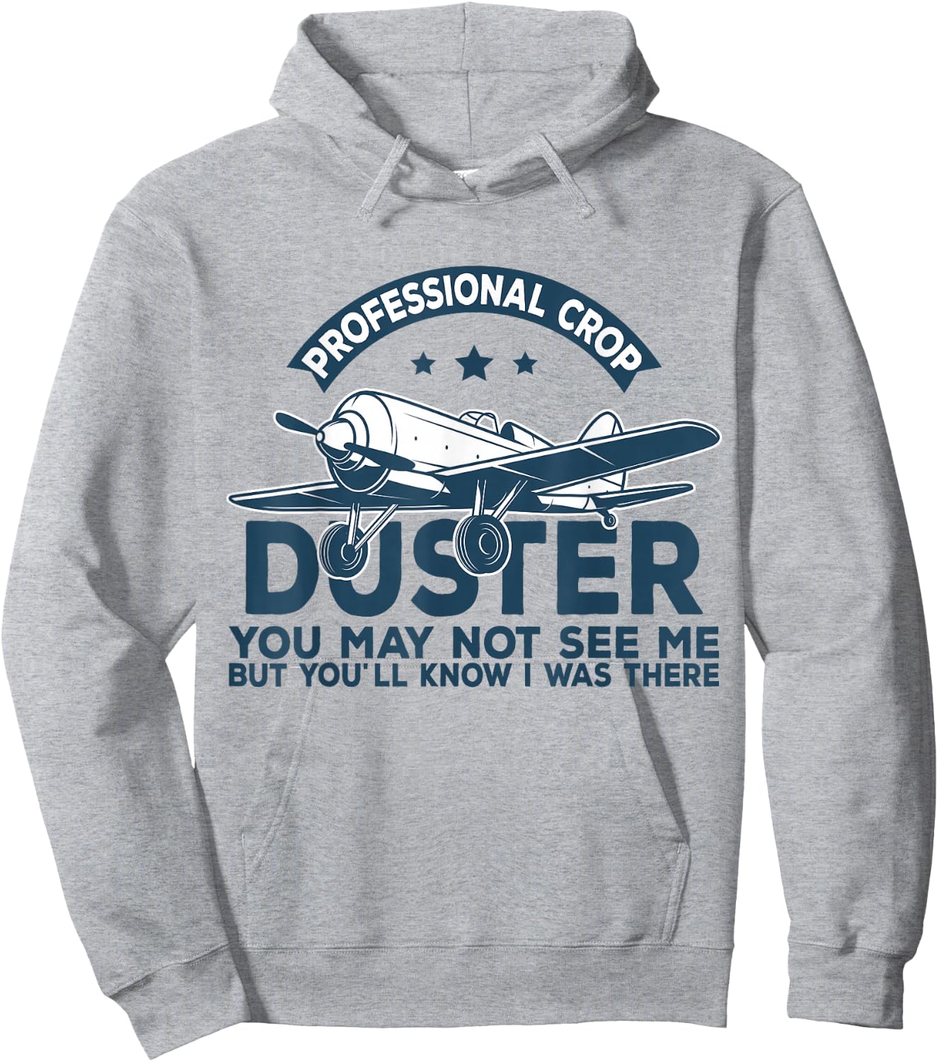 Crop Dusting Professional Crop Duster Funny Fart Hoodie - Hoodie | Ash
