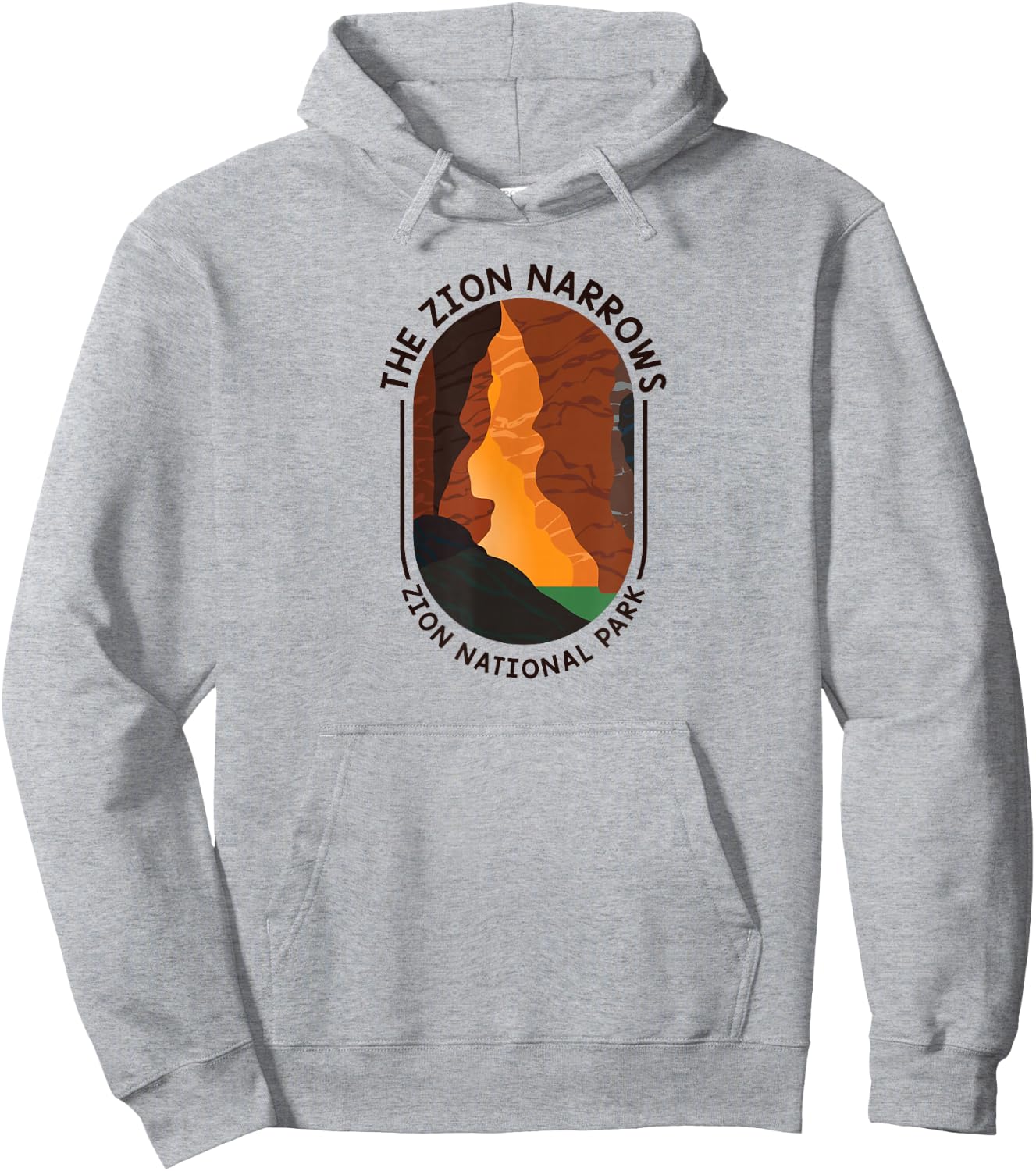 The Narrows - Zion National Park Hoodie - Hoodie | Ash
