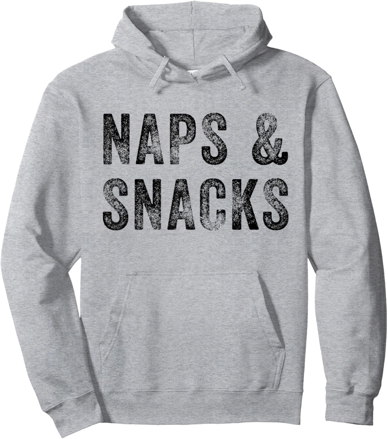 Naps and Snacks Shirt Funny Sarcastic Feed Funshirt Food Hoodie - Hoodie | Ash