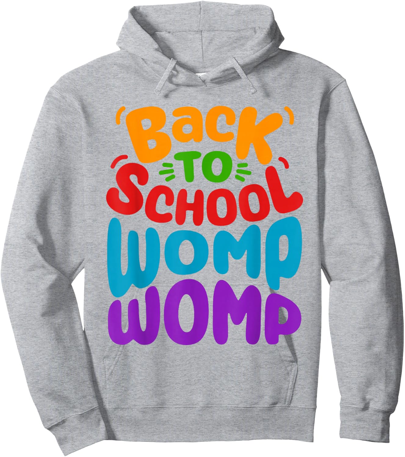 Back to School Womp Womp Teacher Kids Girls Boys Teens Hoodie - Hoodie | Ash