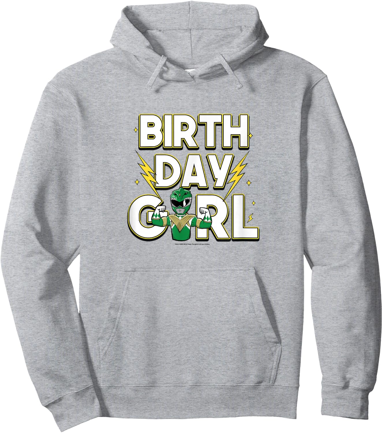 Power Rangers Birthday Girl Electrifying Green Ranger Hoodie - Hoodie | Ash