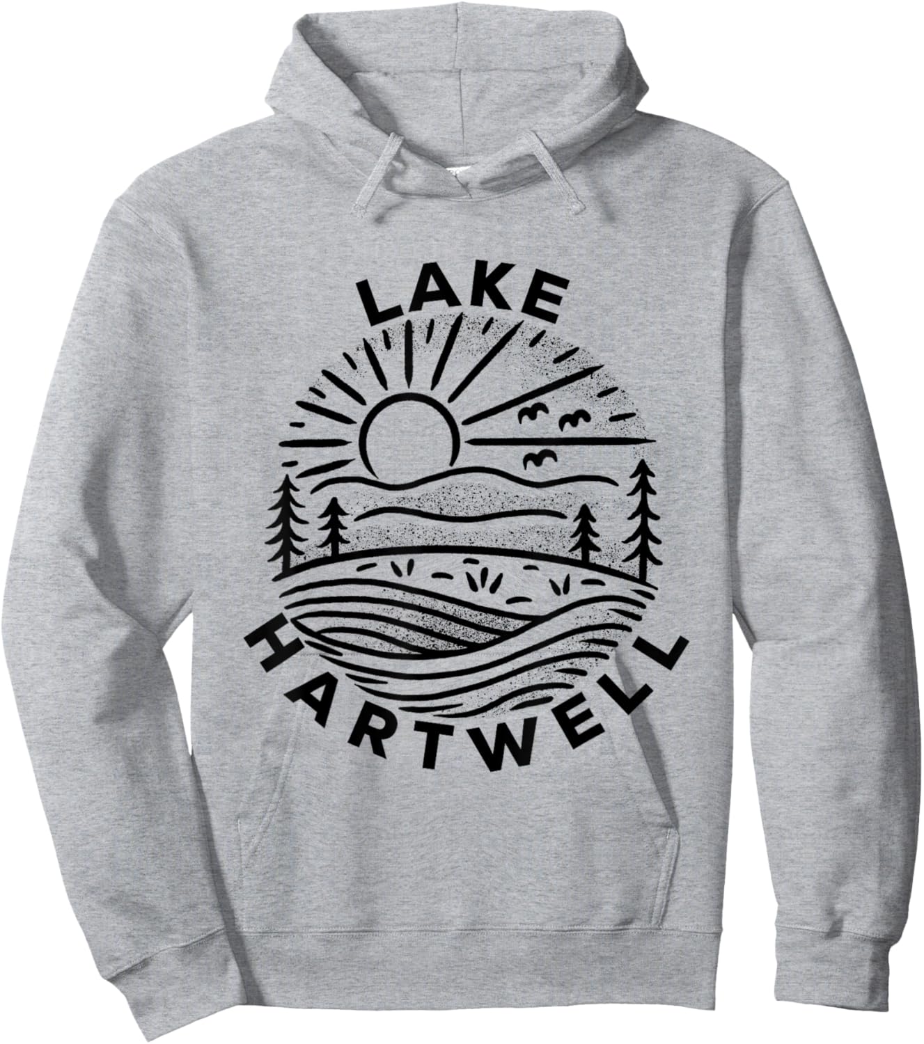 Lake Hartwell Hoodie - Hoodie | Ash
