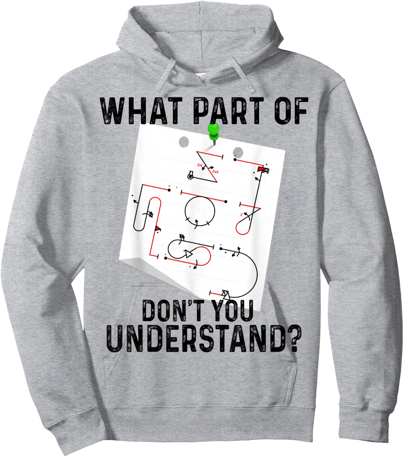 What Part Of Don't You Understand Aerobatic Aresti Figures Hoodie - Hoodie | Ash