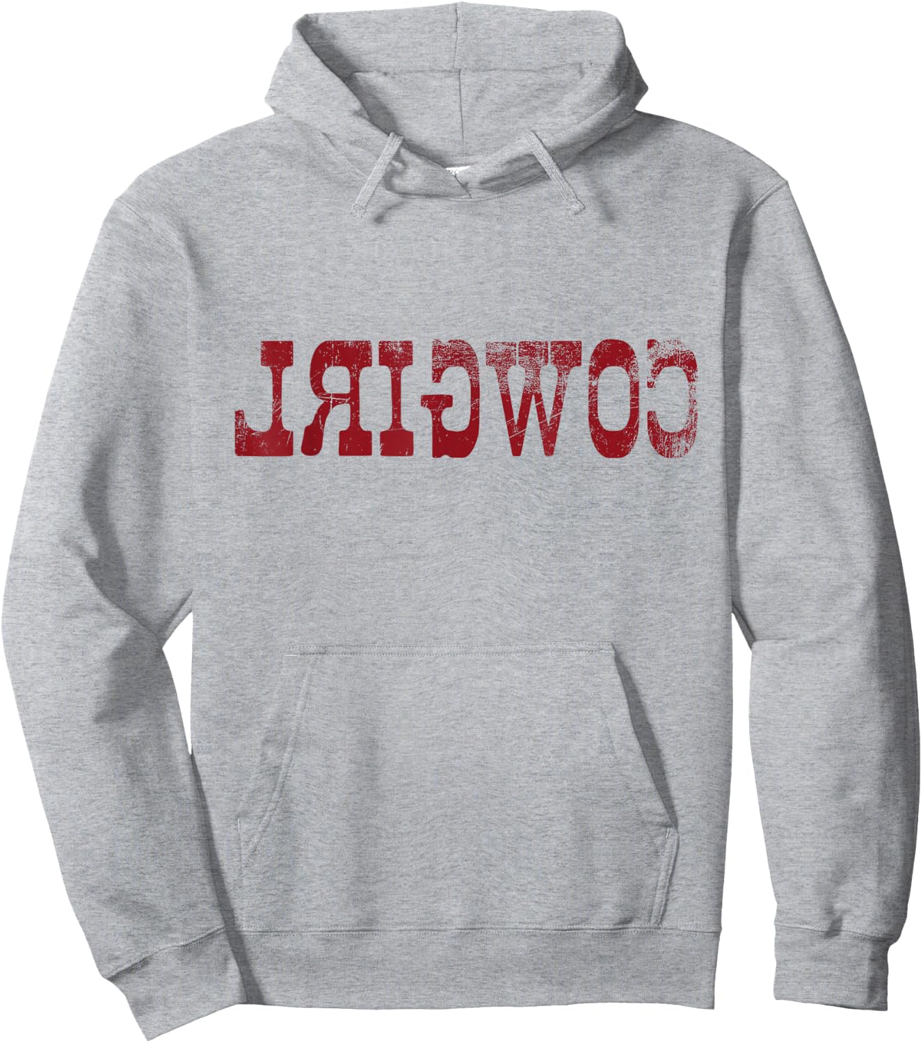 Vintage Reverse Cowgirl Rodeo Western Country Southern Gift Hoodie - Hoodie | Ash