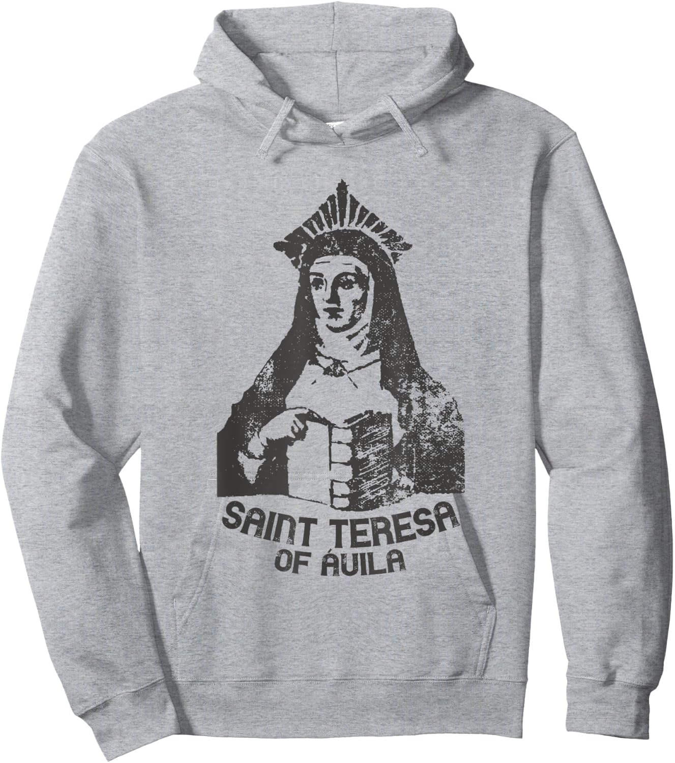 Saint Teresa of Avila Women Doctors of the Church Catholic Hoodie - Hoodie | Ash