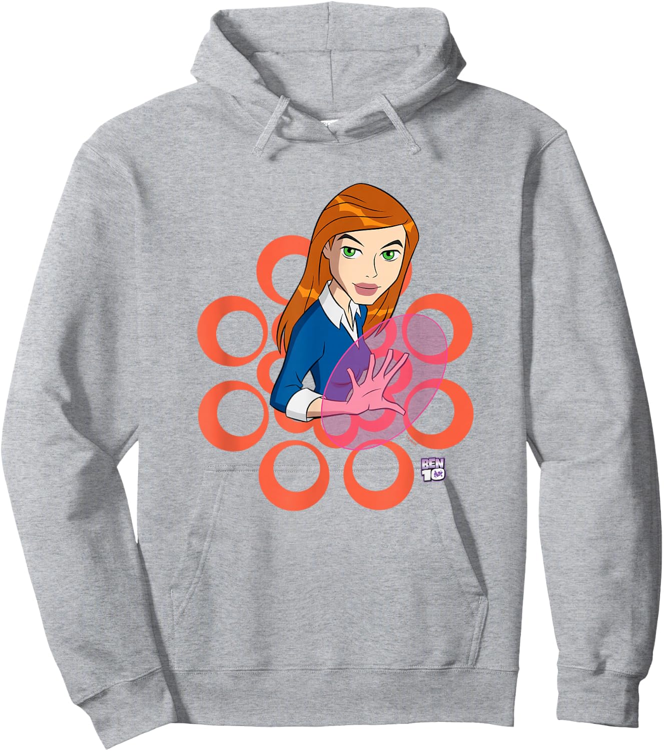 Ben 10: Alien Force Gwen Tennyson Magical Powers Shot Hoodie - Hoodie | Ash