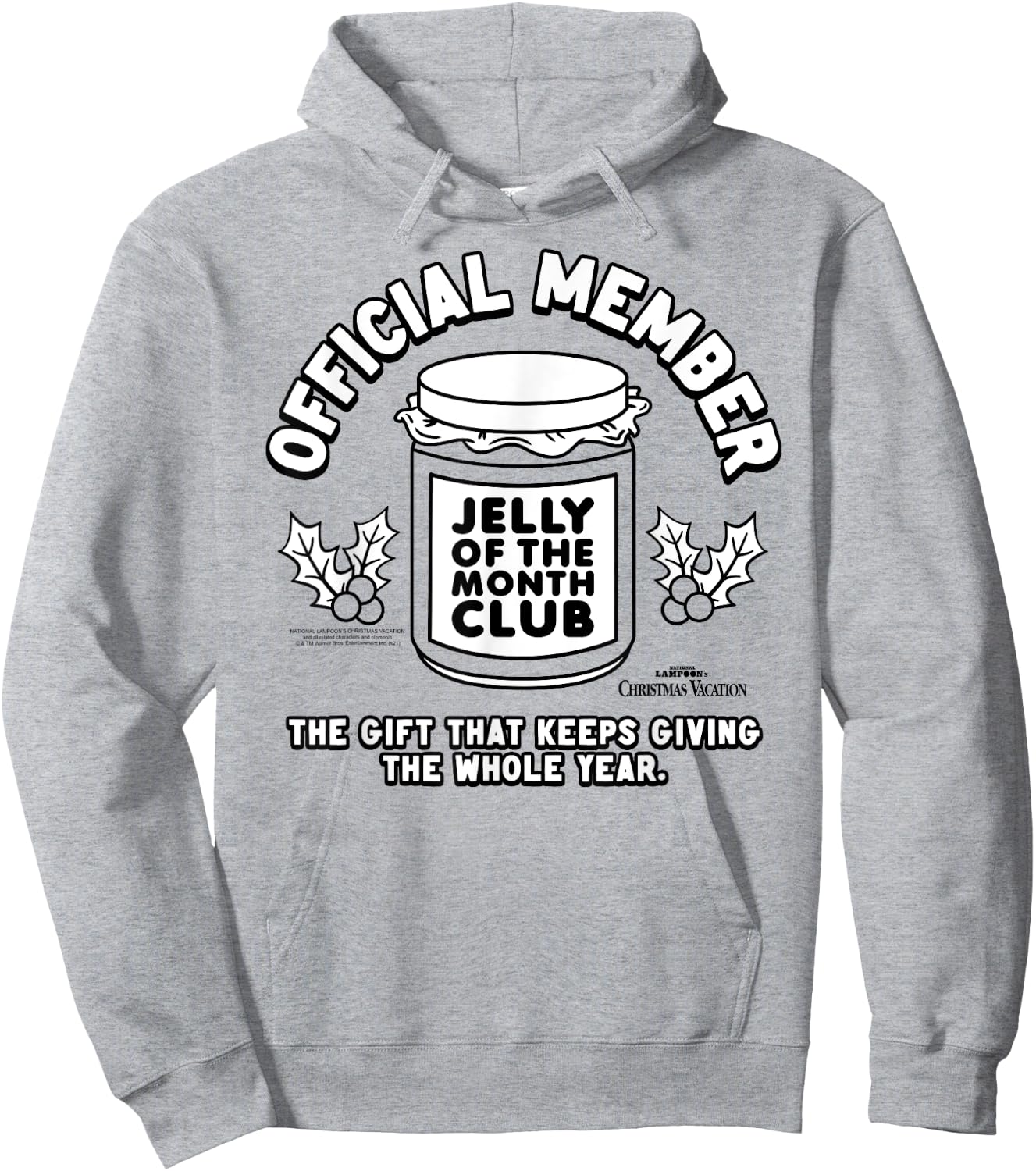 Christmas Vacation Jelly of The Month Club Member Movie Hoodie - Hoodie | Ash
