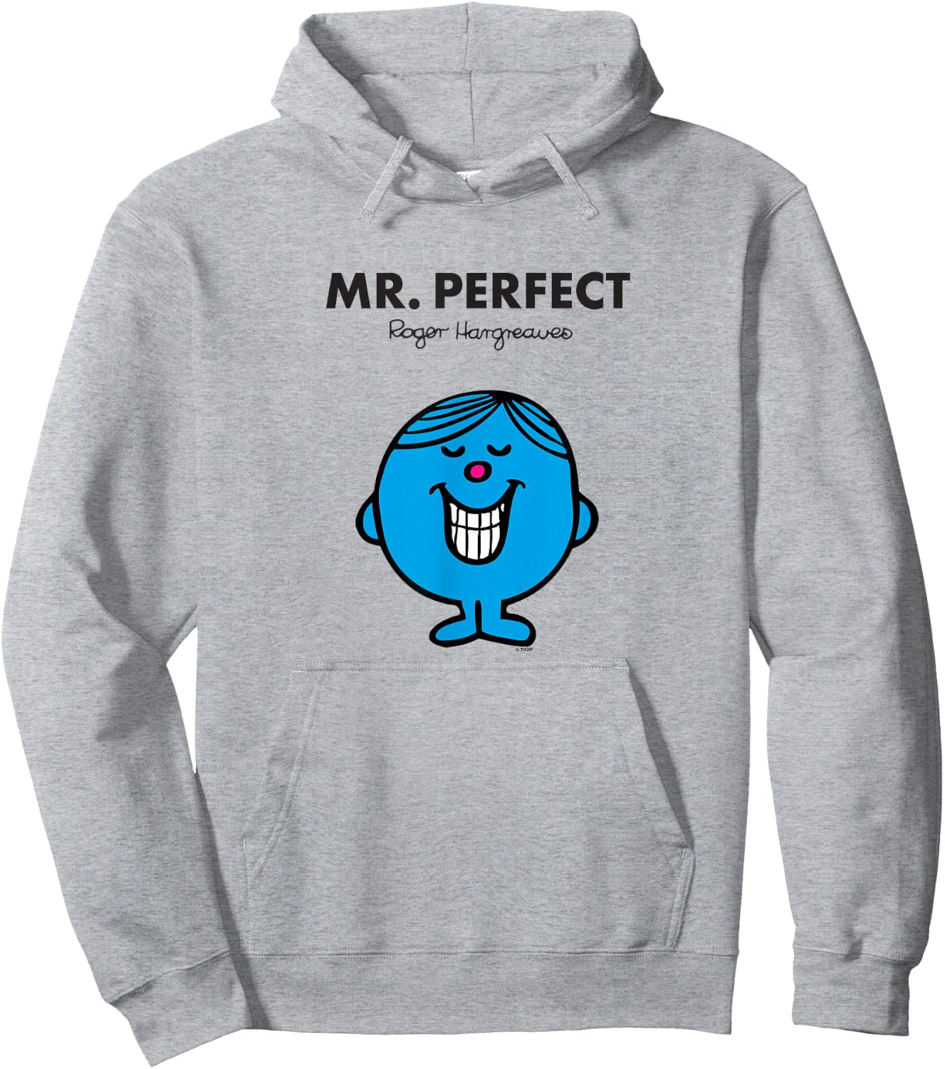 Mr. Men Mr. Perfect Hoodie - Hoodie | Ash