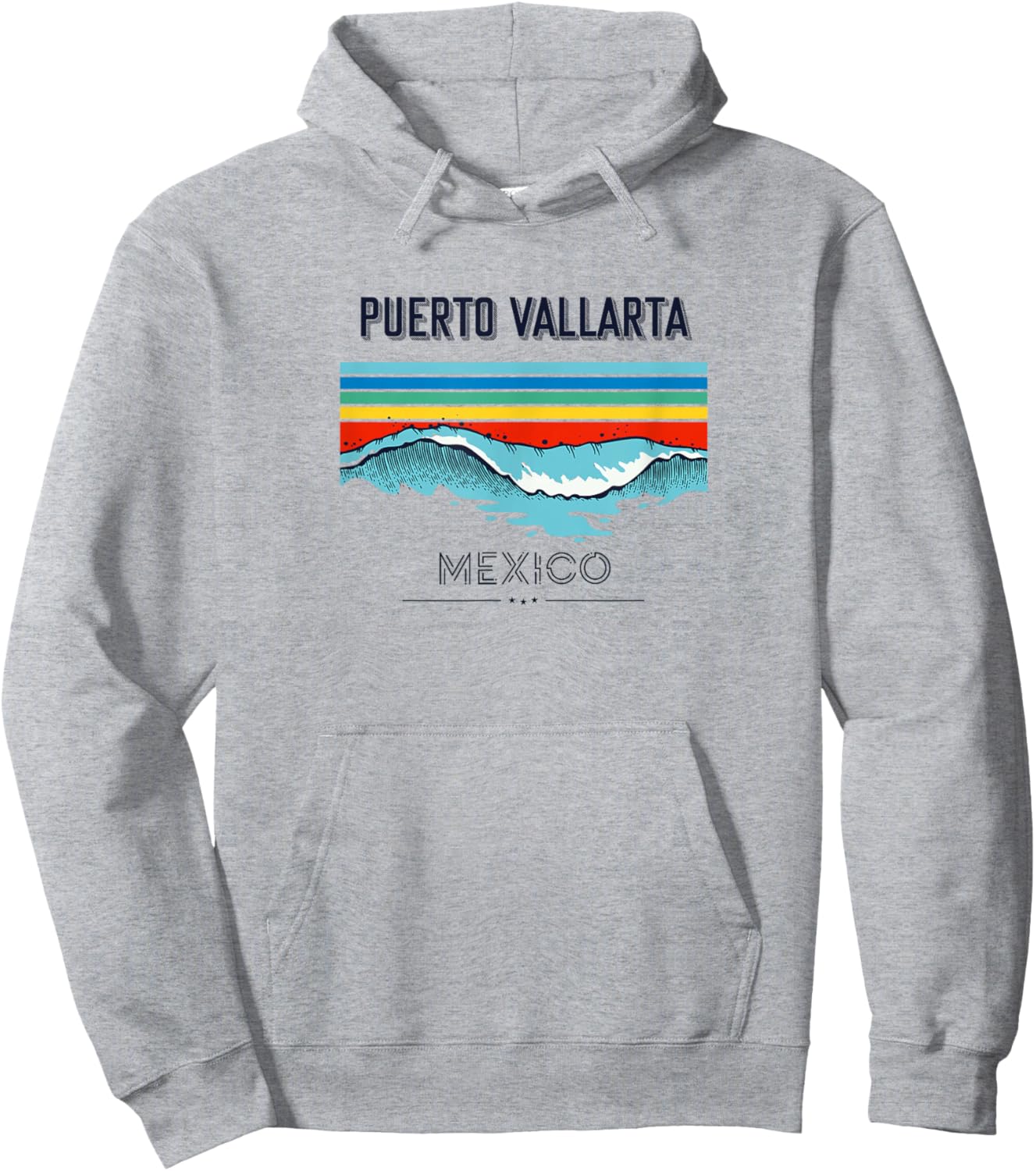 Puerto Vallarta Souvenir - Mexico Reminder Hoodie - Hoodie | Ash