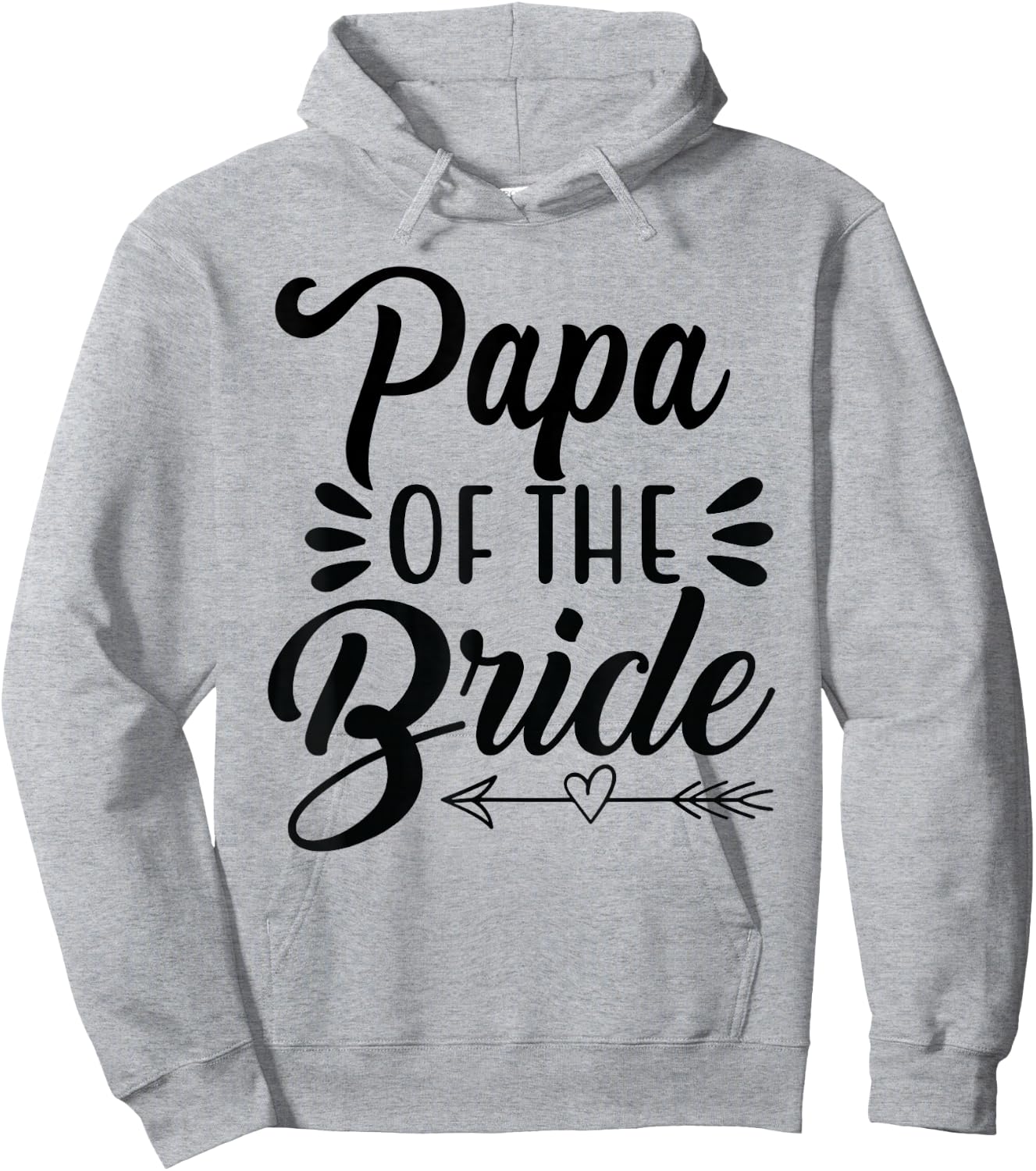 Papa Of The Bride Wedding Party Family Bridal Shower Father Hoodie - Hoodie | Ash