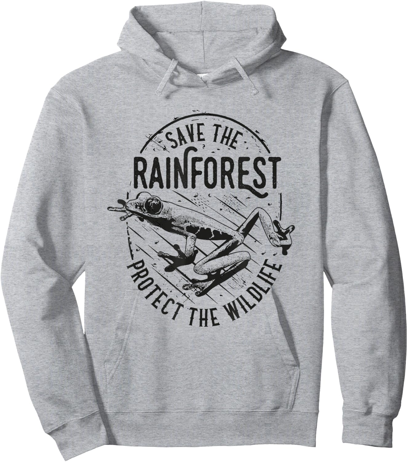 Save The Rainforest Shirt - Protect The Wildlife Hoodie - Hoodie | Ash