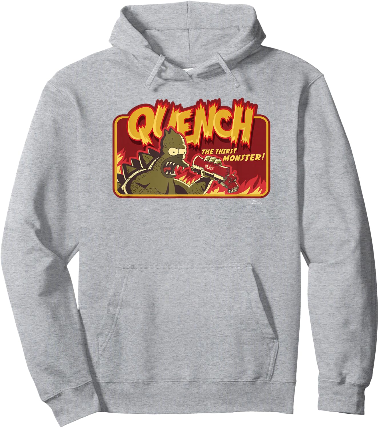 The Simpsons: Treehouse of Horror Halloween Quench Monster! Hoodie - Hoodie | Ash