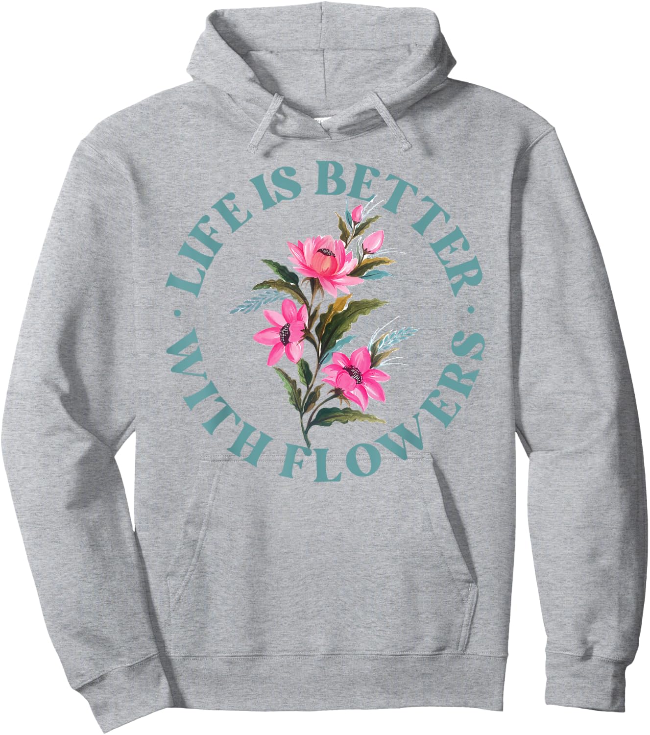 Florist Flower Bouquet Floral Designer Quote Hoodie - Hoodie | Ash