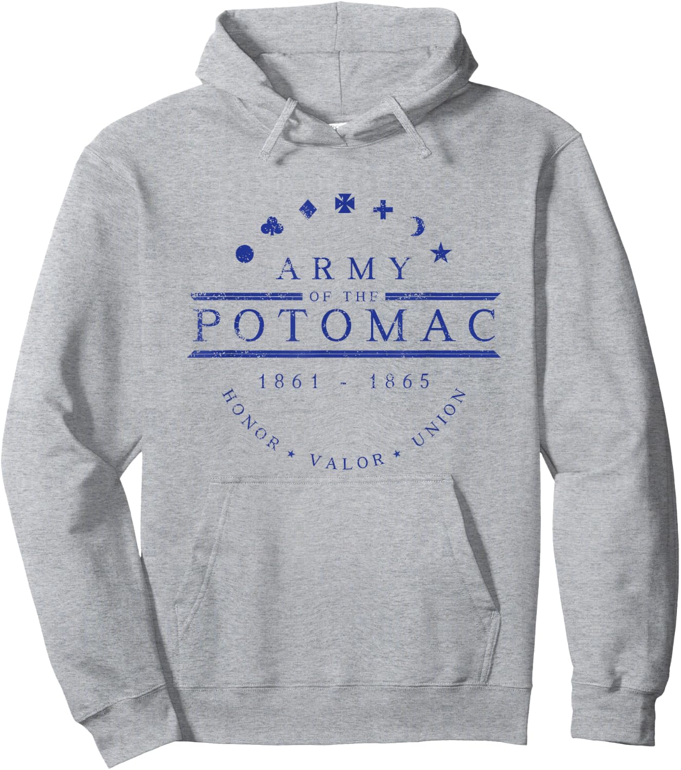 Civil War Union Army of the Potomac Hoodie - Hoodie | Ash