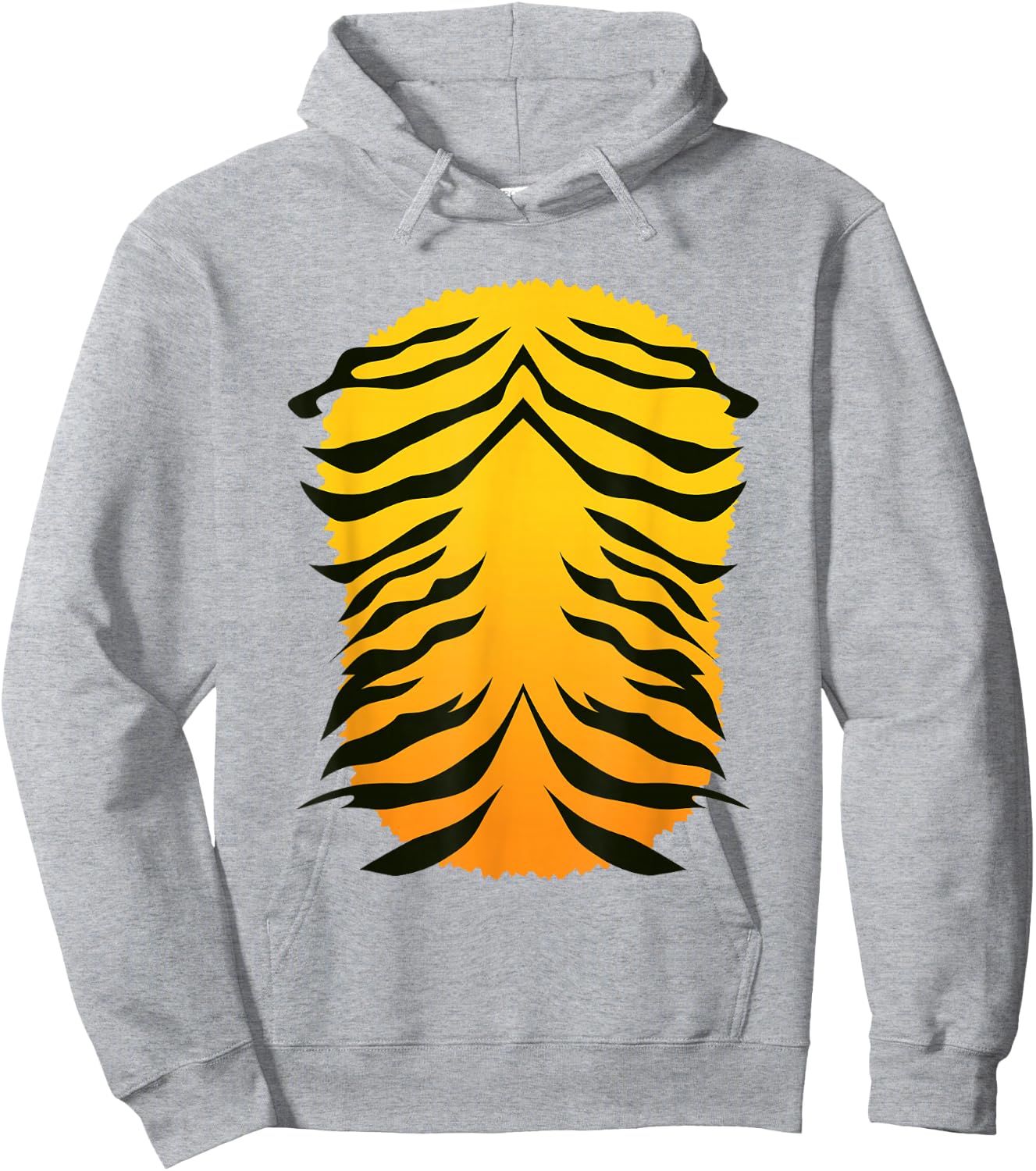 Tiger Costume Orange Tigers Print Stripes Halloween Costume Hoodie - Hoodie | Ash