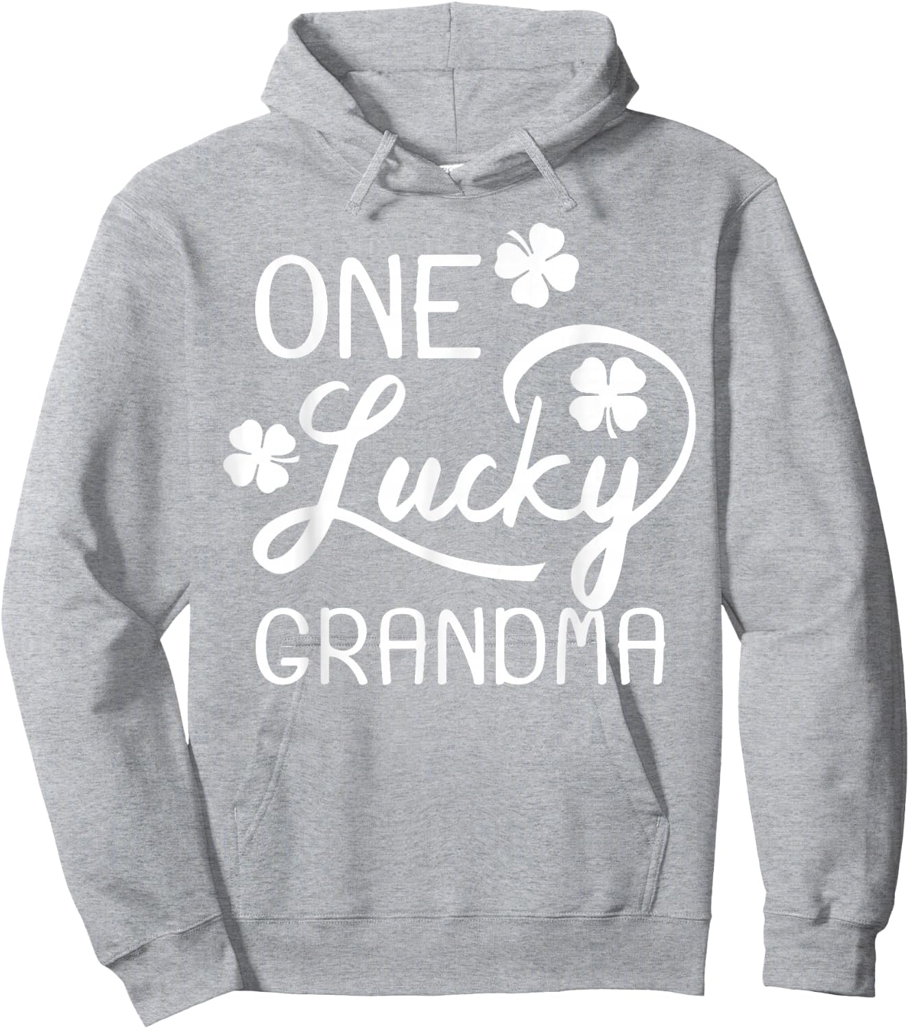 One Lucky Grandma St. Patrick's Day Hoodie - Hoodie | Ash