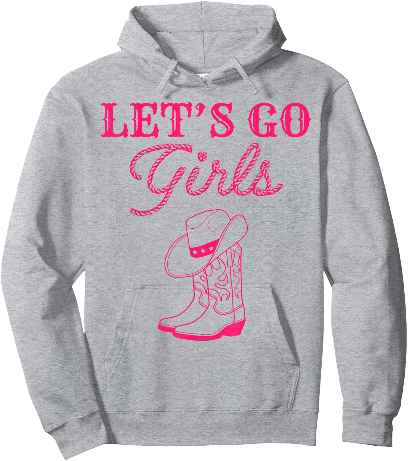 Let's Go Girls Nashville Cowgirl Squad Bachelorette Matching Hoodie - Hoodie | Ash