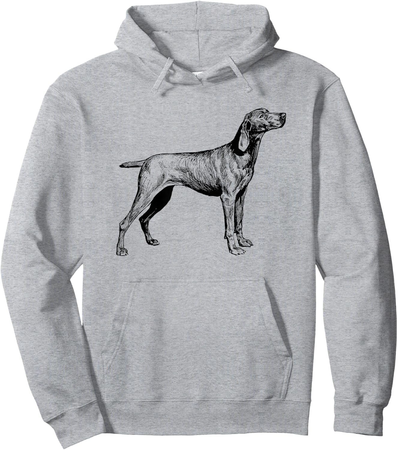 Weimaraner Hoodie - Hoodie | Ash
