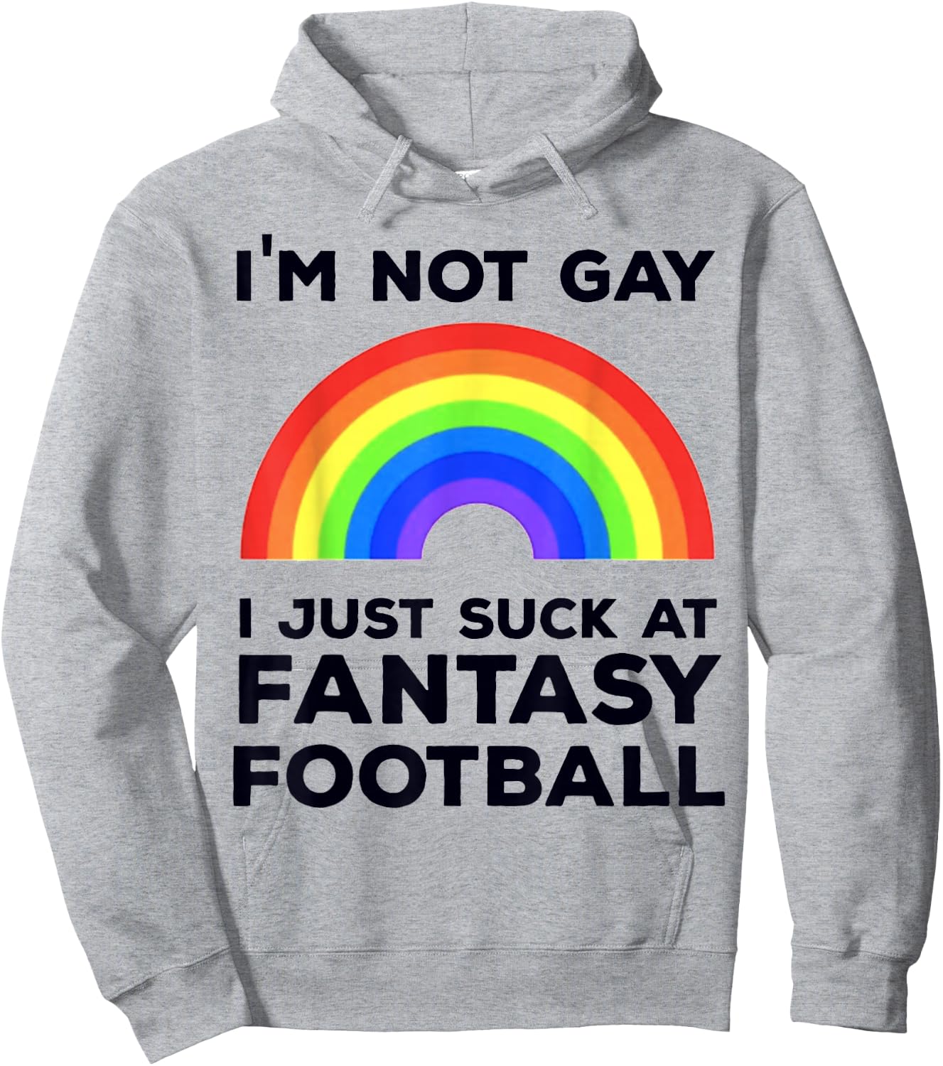 I Suck At Fantasy Football Hoodie - Hoodie | Ash