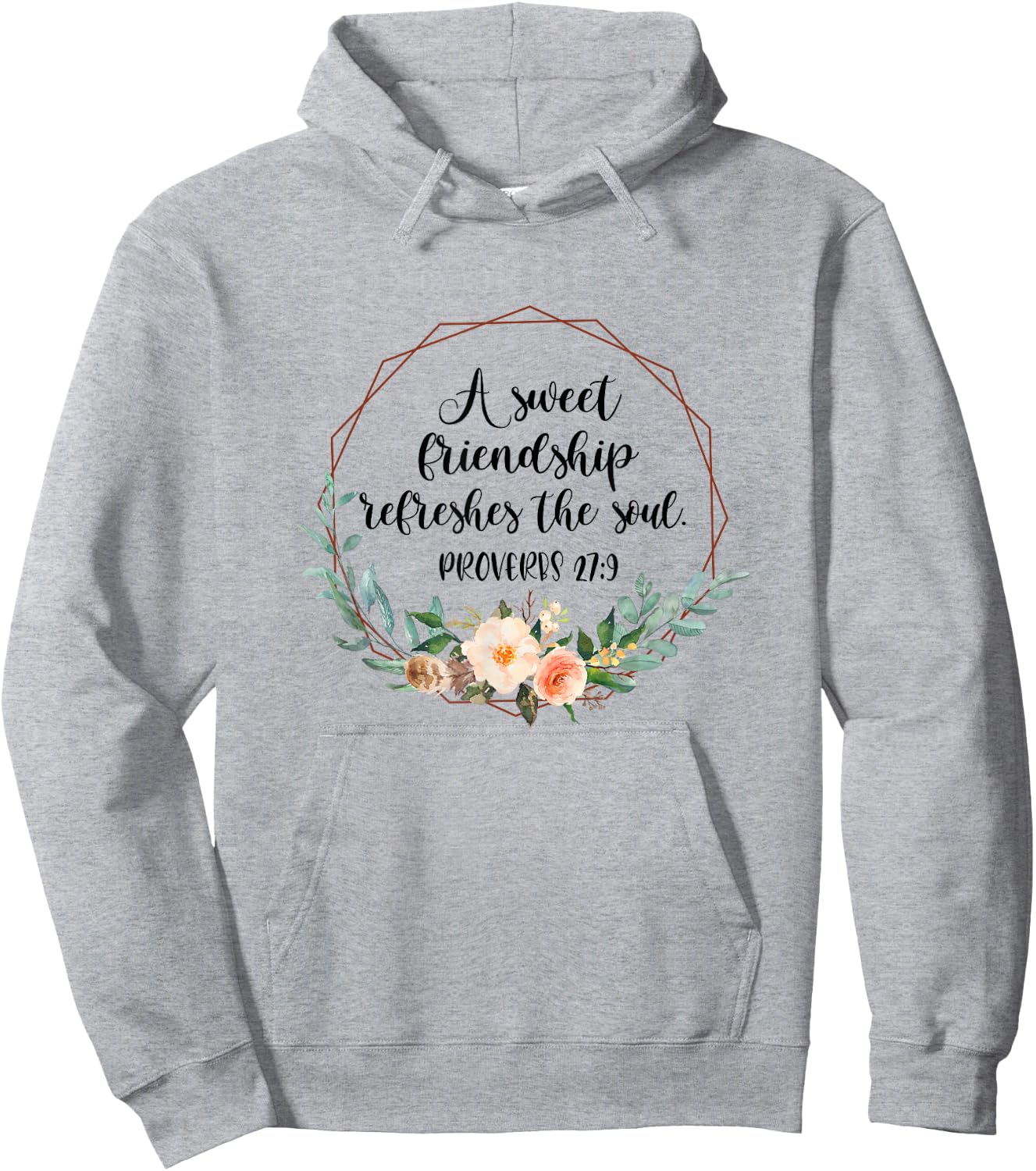 A Sweet Friendship Refreshes The Soul Best Friend BFF Bestie Hoodie - Hoodie | Ash