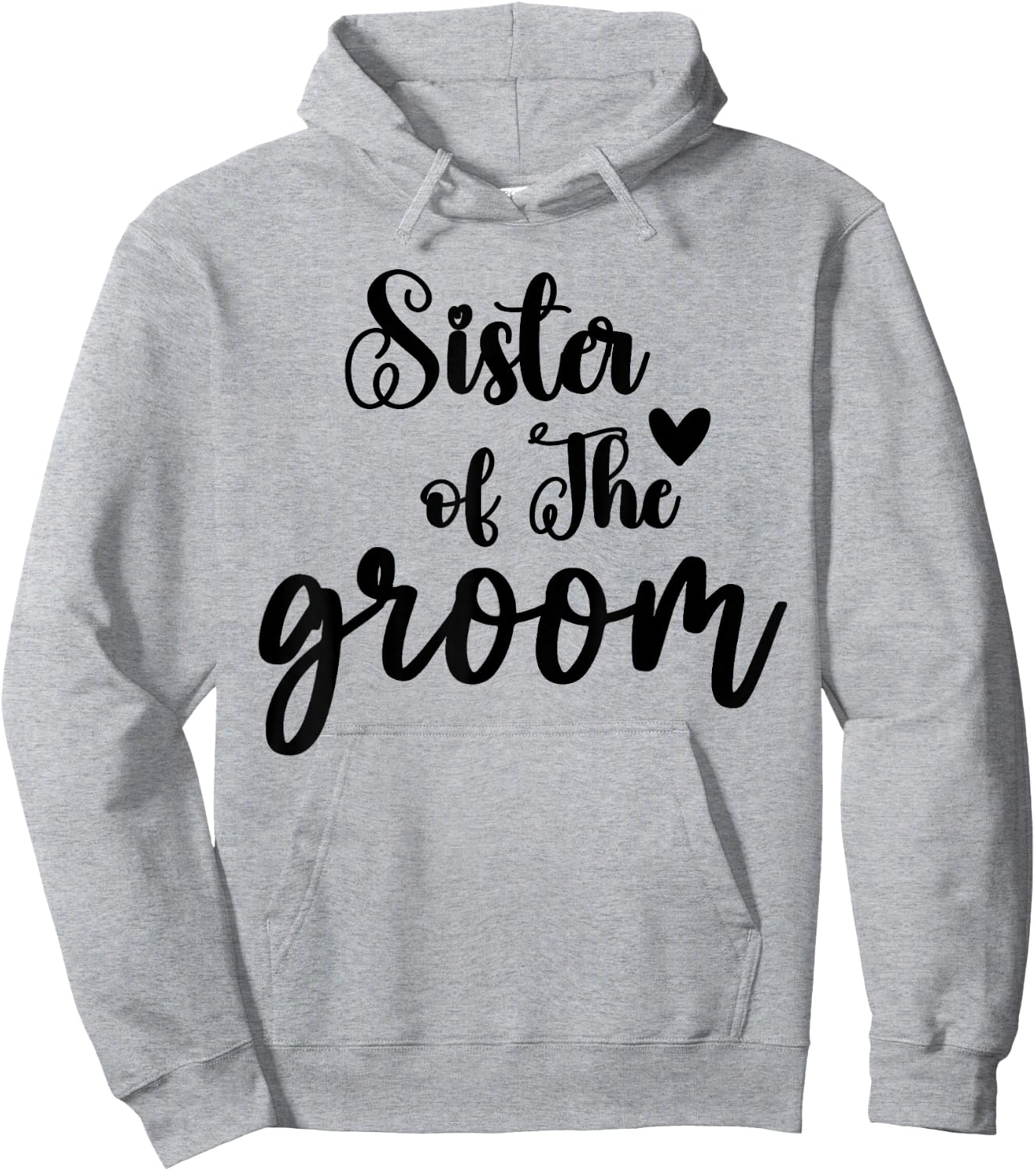 Sister of the Groom Wedding Matching Bridal Party for Family Hoodie - Hoodie | Ash