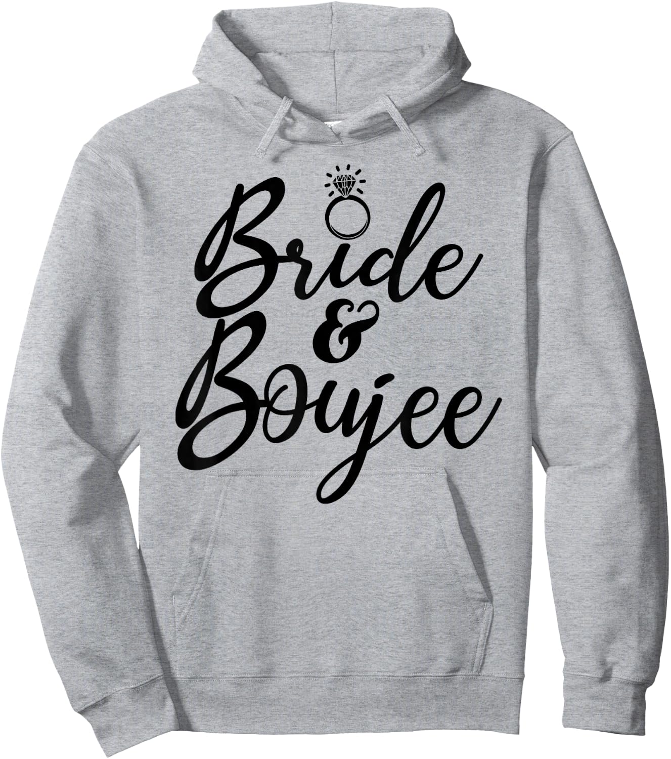 Bride & Boujee Bachelorette Party Funny Group Matching Hoodie - Hoodie | Ash