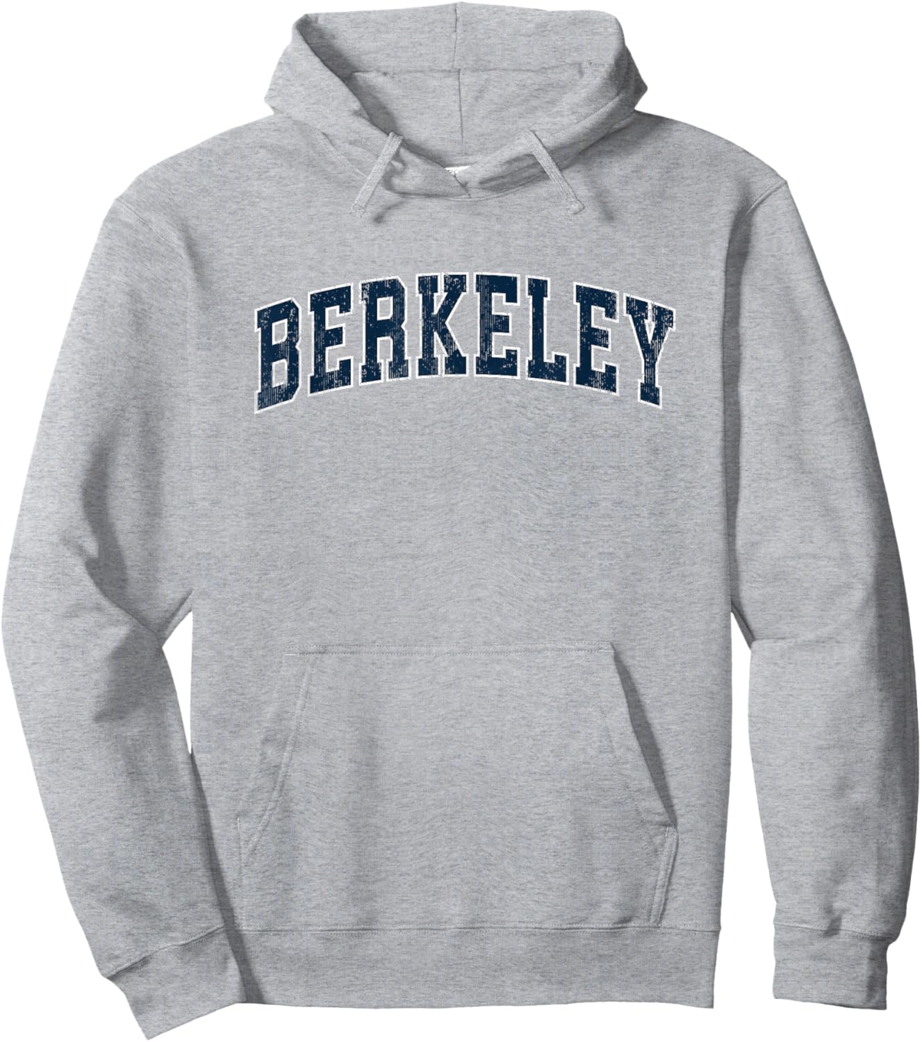 Berkeley California CA Vintage Sports Design Navy Design Hoodie - Hoodie | Ash