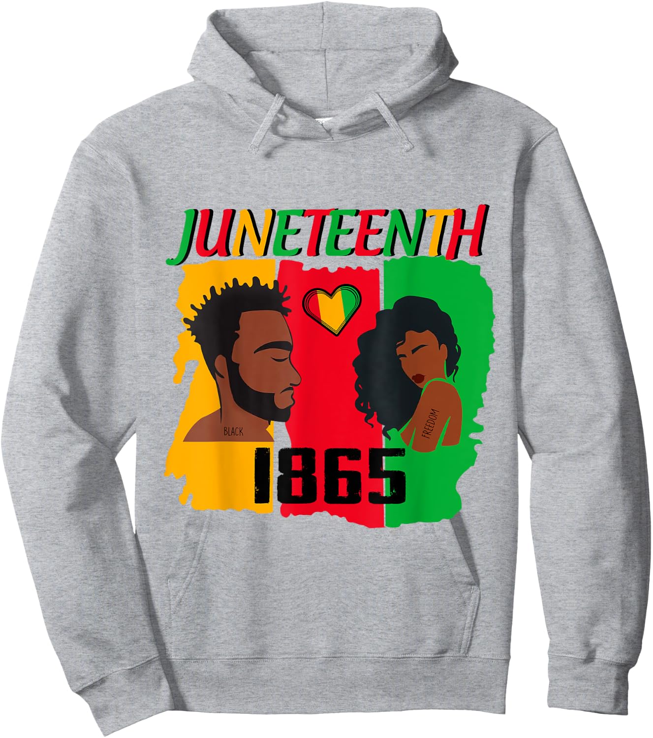 Juneteenth Couple Juneteenth Men Juneteenth Women Hoodie - Hoodie | Ash