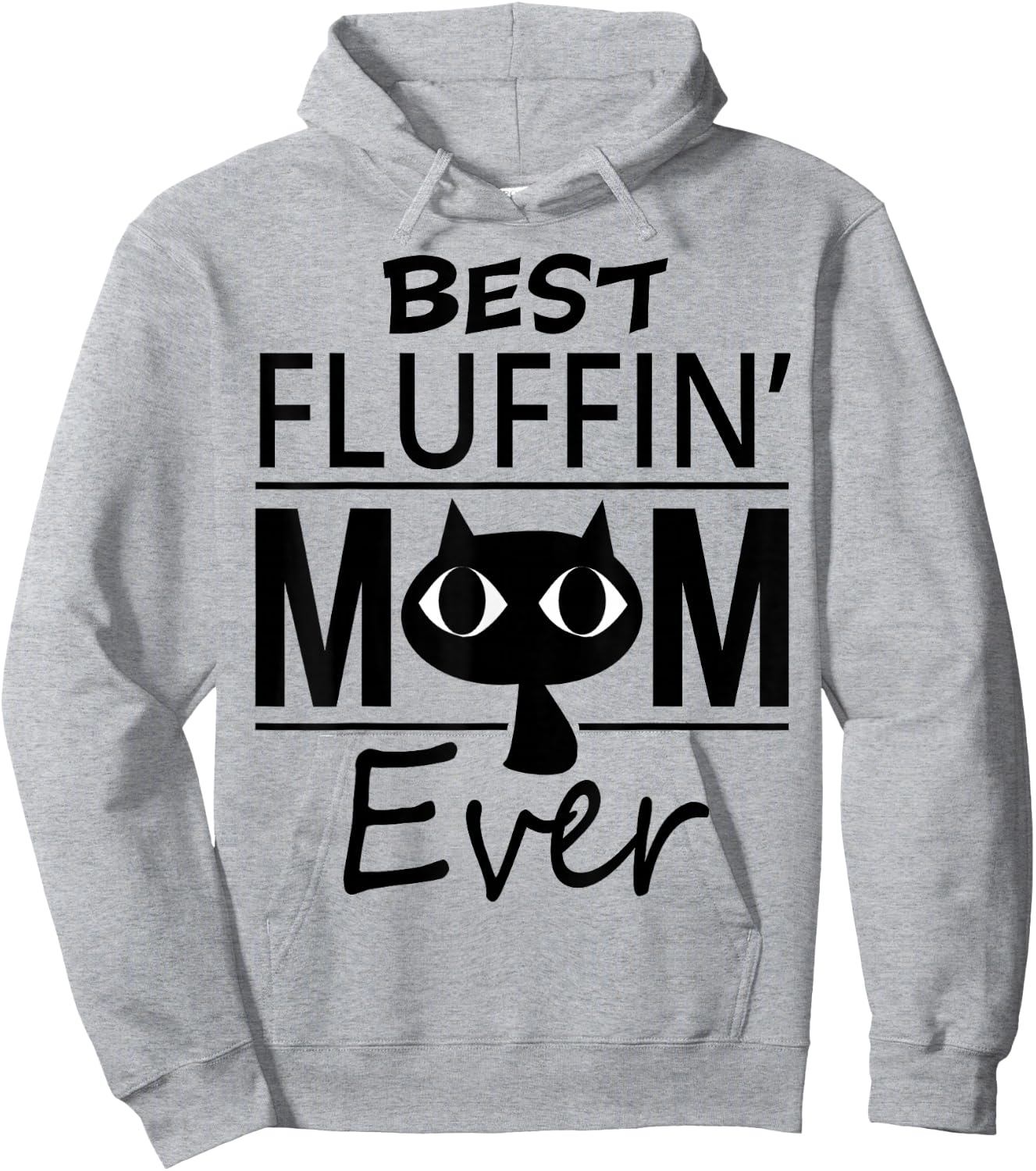 Best Cat Mom Ever Mother's Day Gift daughter son Women Girls Kids Hoodie - Hoodie | Ash