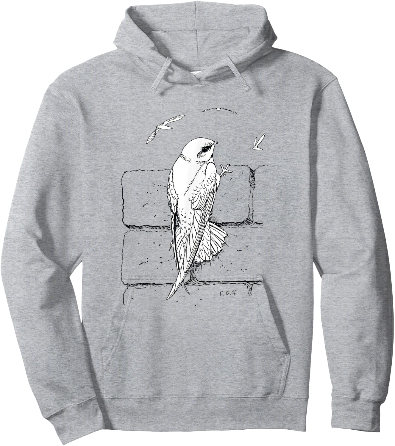 Chimney swift for bird watchers and bird lovers Hoodie - Hoodie | Ash