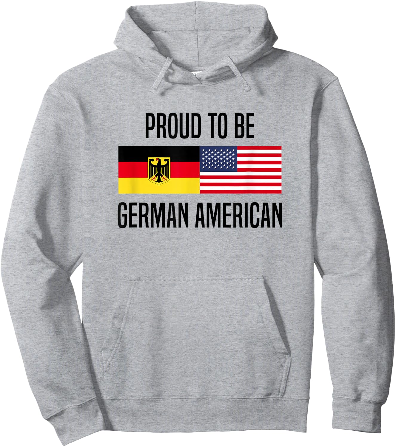 Proud to be German American Hoodie - Hoodie | Ash