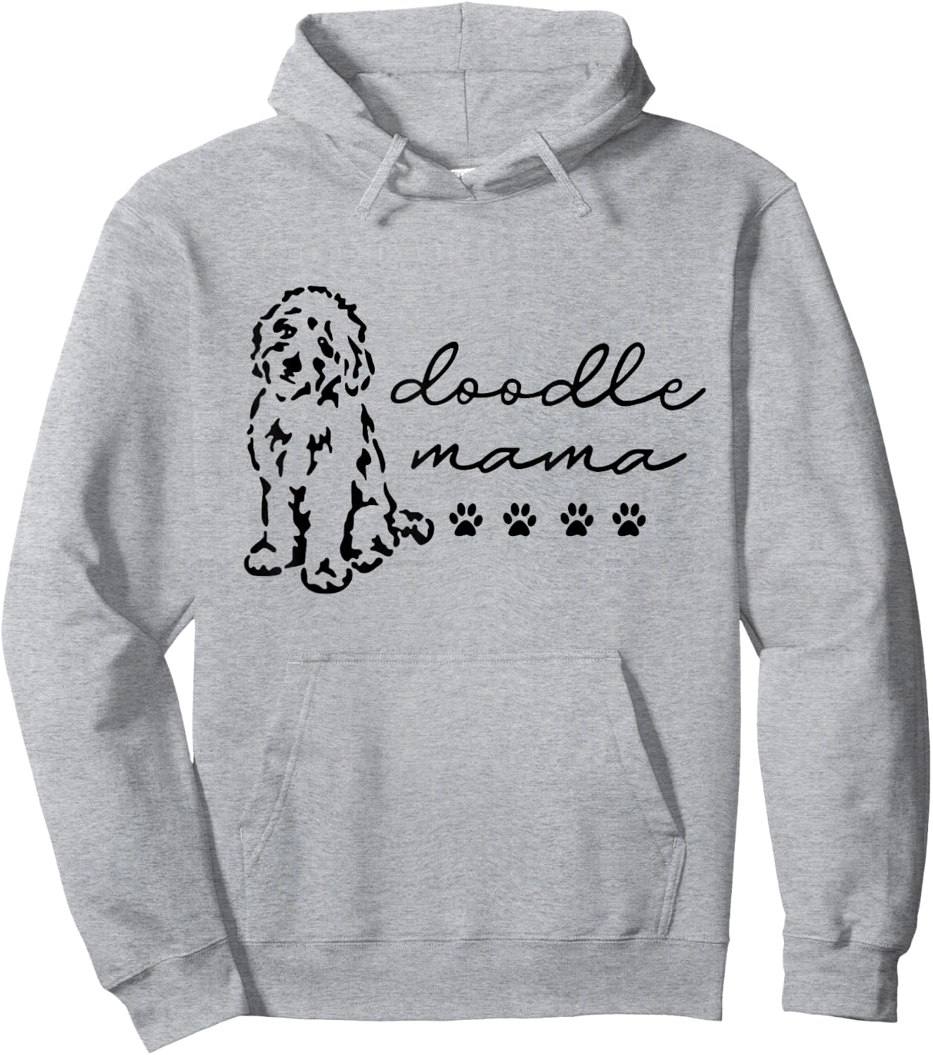 Doodle Mama Labradoodle Golden Gift Doodle Dog Lover Mom Hoodie - Hoodie | Ash