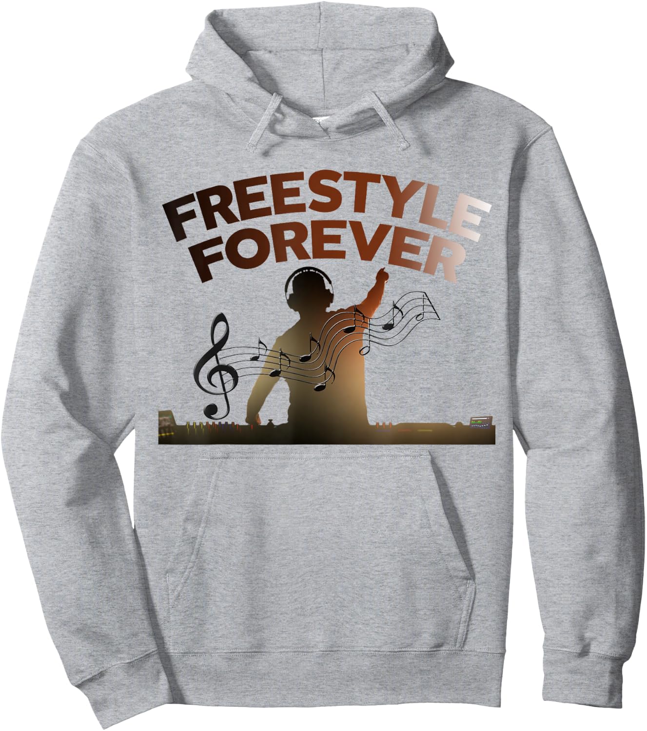 Freestyle DJ 80s Electronic Dance Music Great Concert Hoodie - Hoodie | Ash