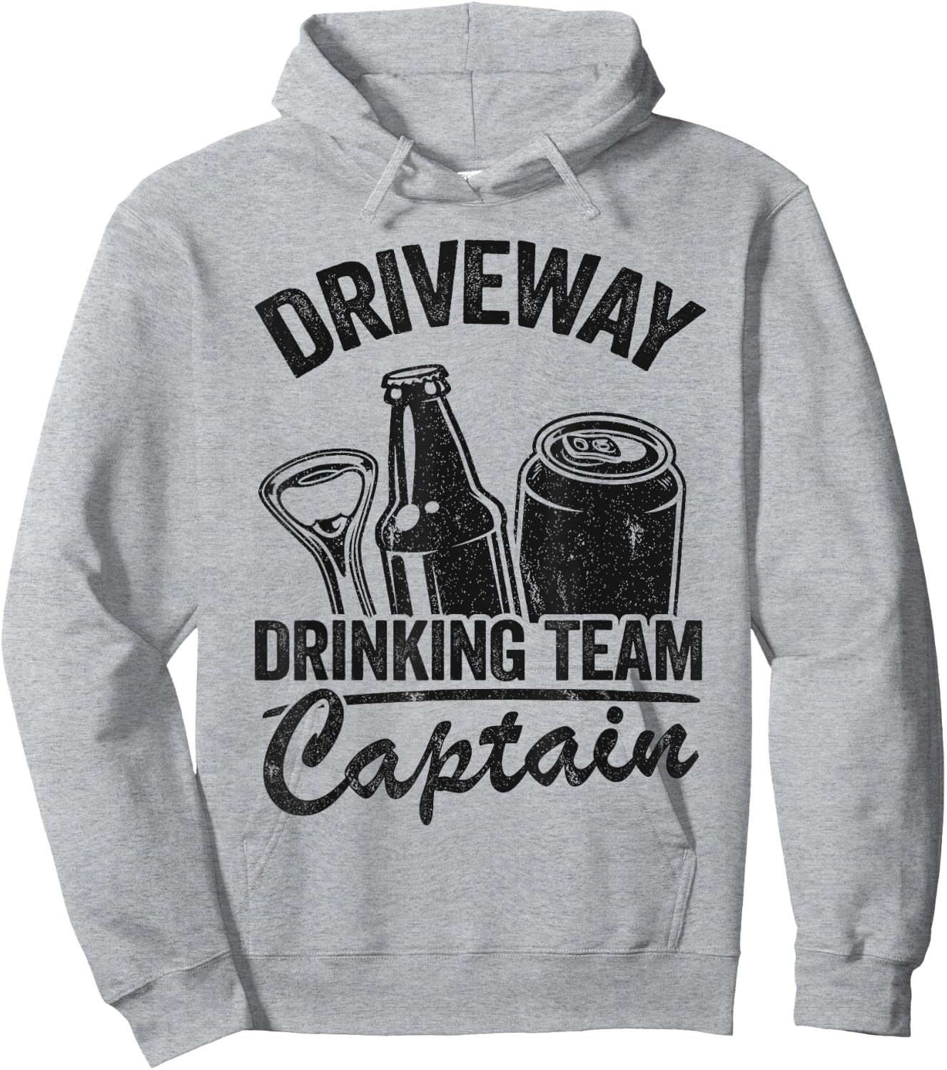 Funny Beer Driveway Drinker Driveway Drinking Team Captain Hoodie - Hoodie | Ash