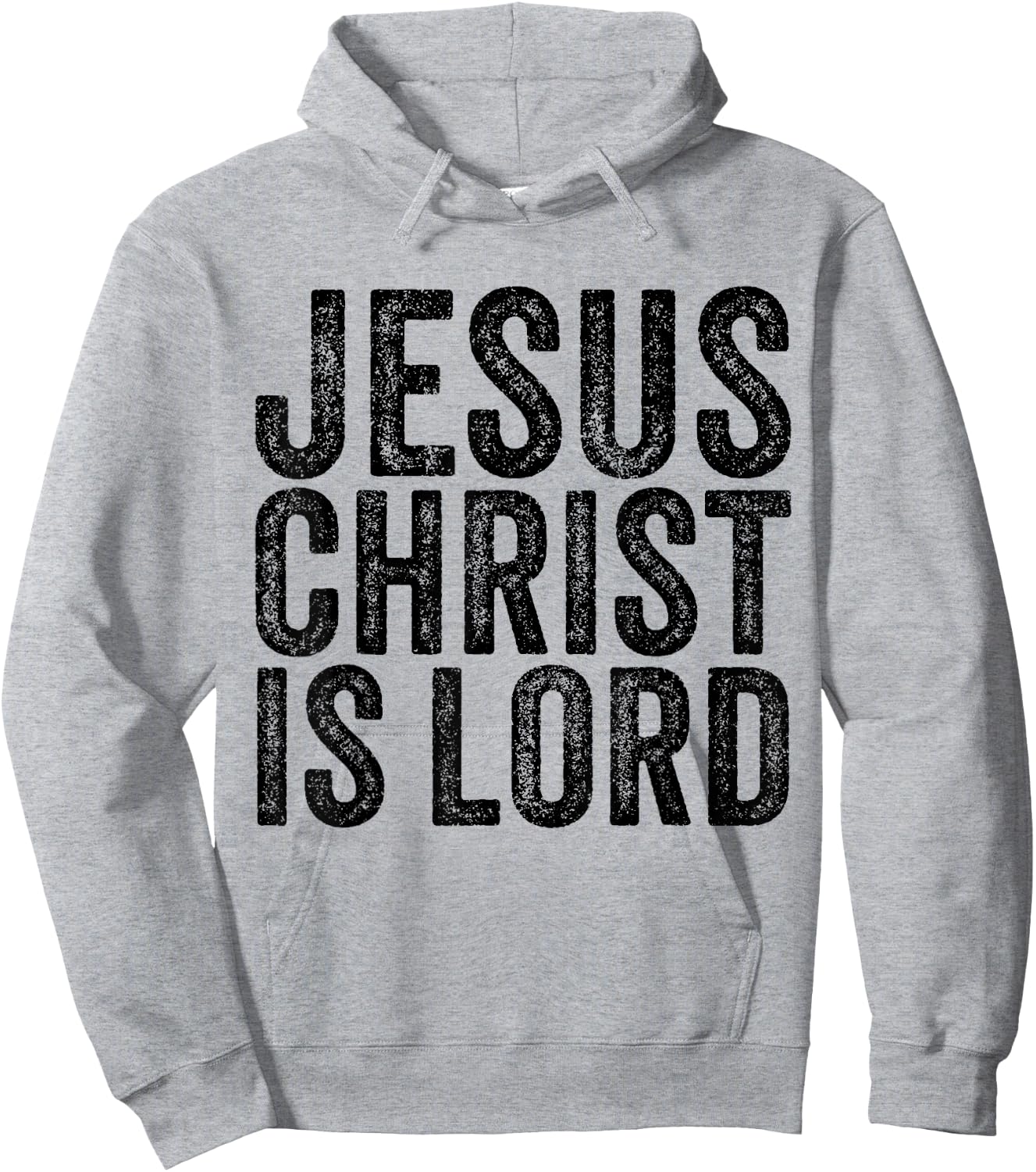 Jesus Christ Is Lord Christian Faith Believer Religion Hoodie - Hoodie | Ash