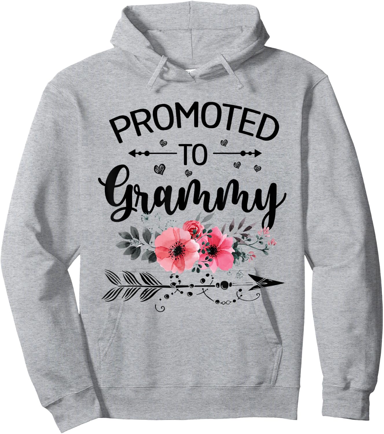 Promoted To Grammy Announcement Funny New Grammy Mothers Day Hoodie - Hoodie | Ash