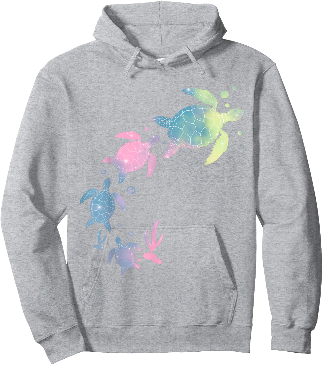 Turtles Tie Dye Cute Sea-Turtle Kids Toddler Turtle Costume Hoodie - Hoodie | Ash