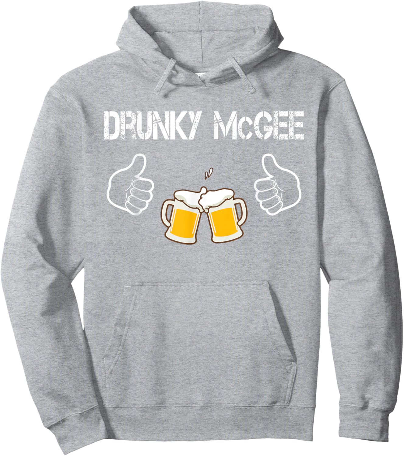 Im Drunky Mcgee Funny Couple St Patricks Day Hoodie - Hoodie | Ash