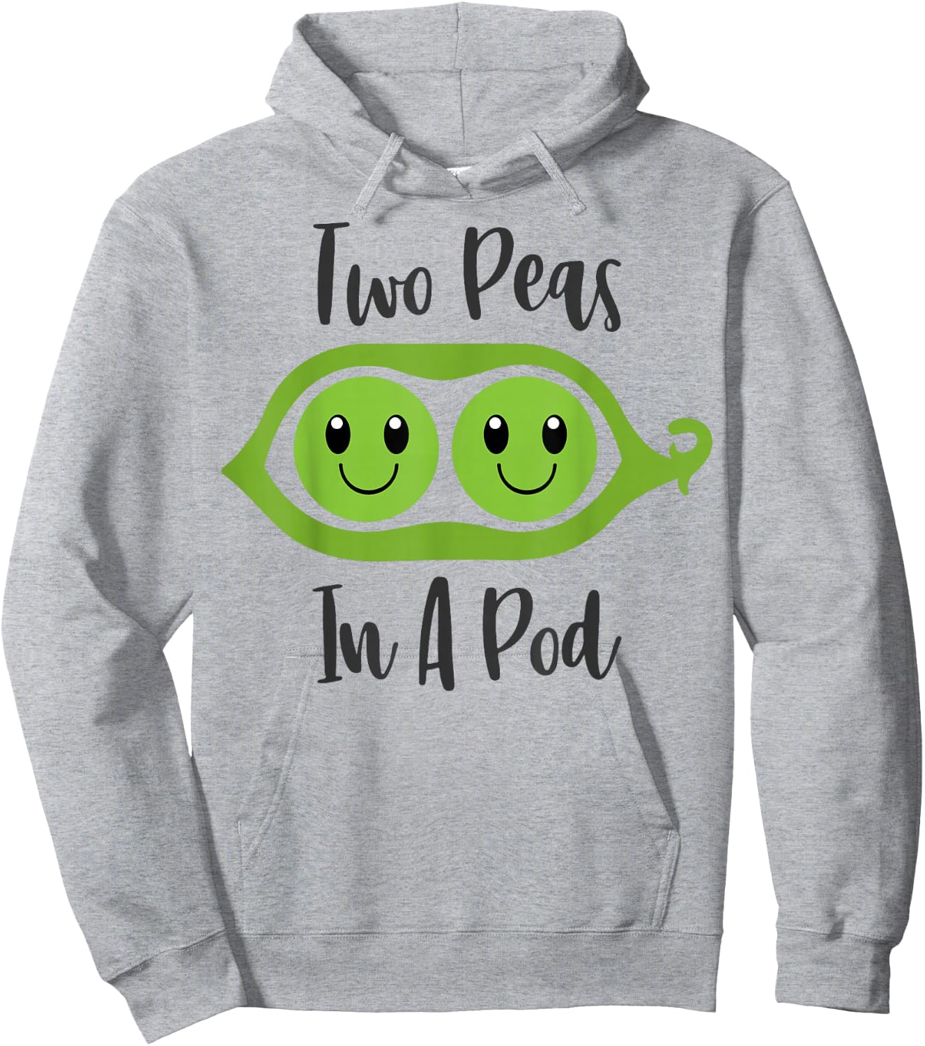 Two Peas In A Pod Funny Couples Matching Hoodie - Hoodie | Ash